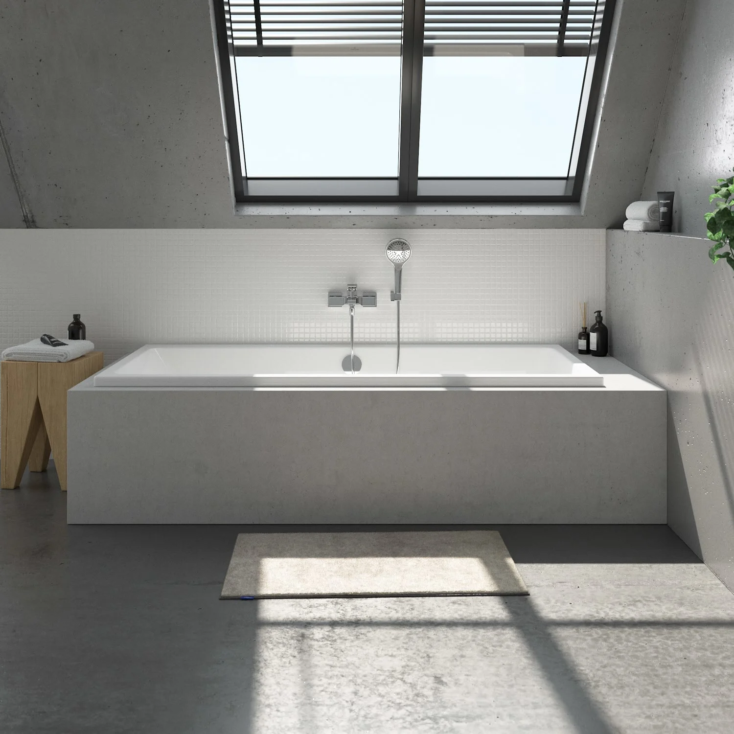 Villeroy & Boch Taro rechteckige Badewanne 180 x 80 cm Bild 11