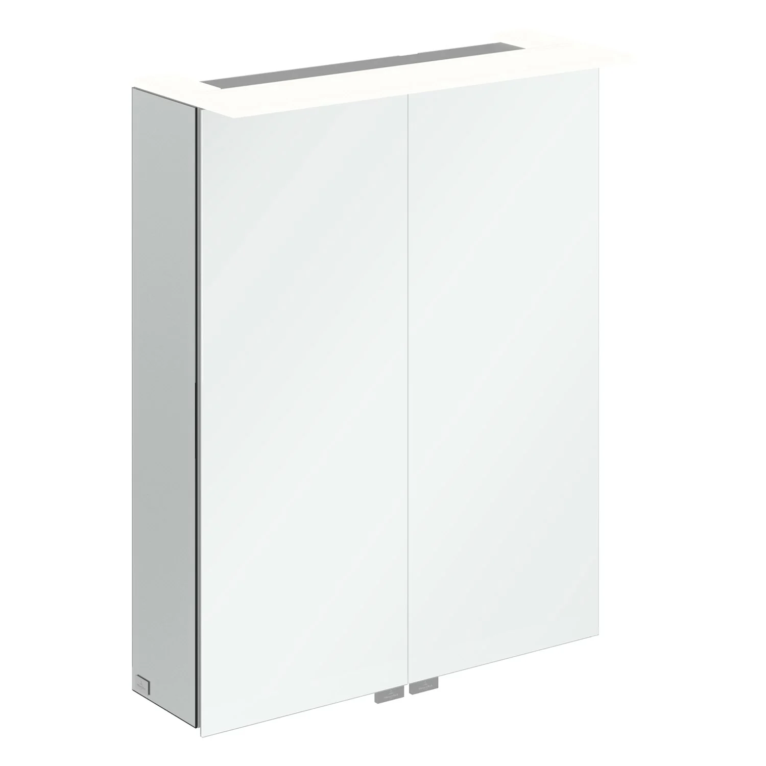 Villeroy & Boch Taro Spiegelschrank 60,7 cm mit 2 Türen, Lichtsegel, Waschplatzbeleuchtung und Vergrößerungsspiegel Bild 2
