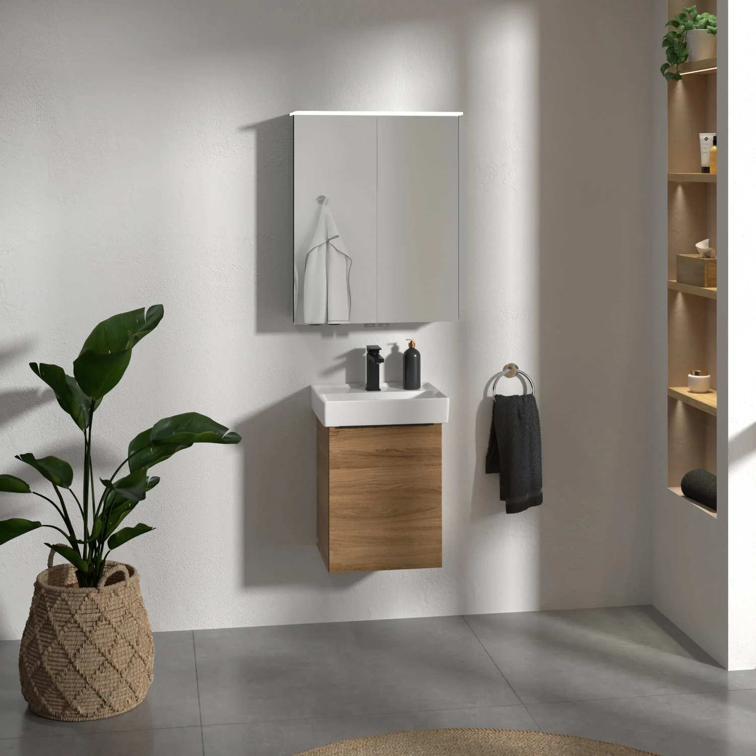 Villeroy & Boch Taro Waschtischunterschrank 40 cm mit 1 Tür, Anschlag links Bild 9