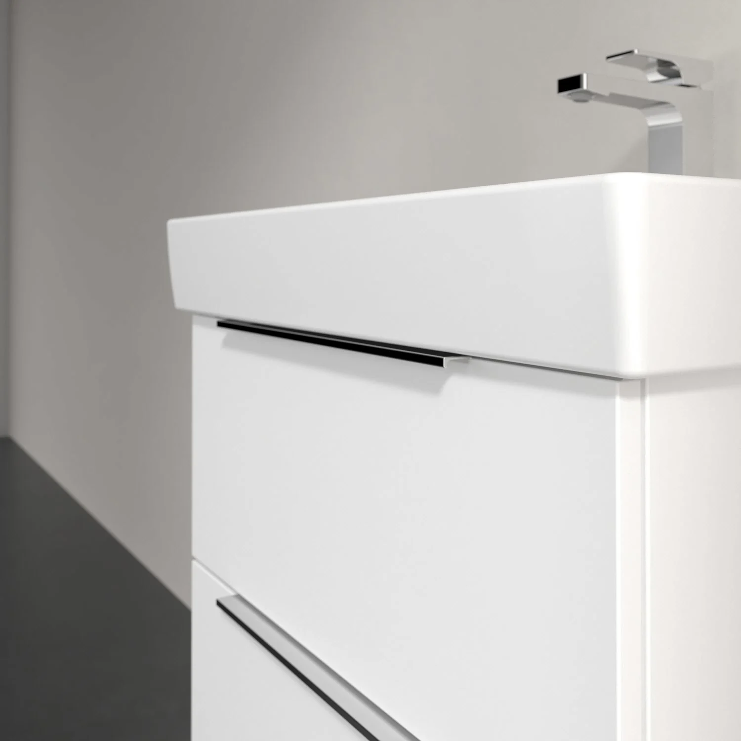 Villeroy & Boch Taro Waschtischunterschrank 55 cm mit 2 Auszügen Bild 6