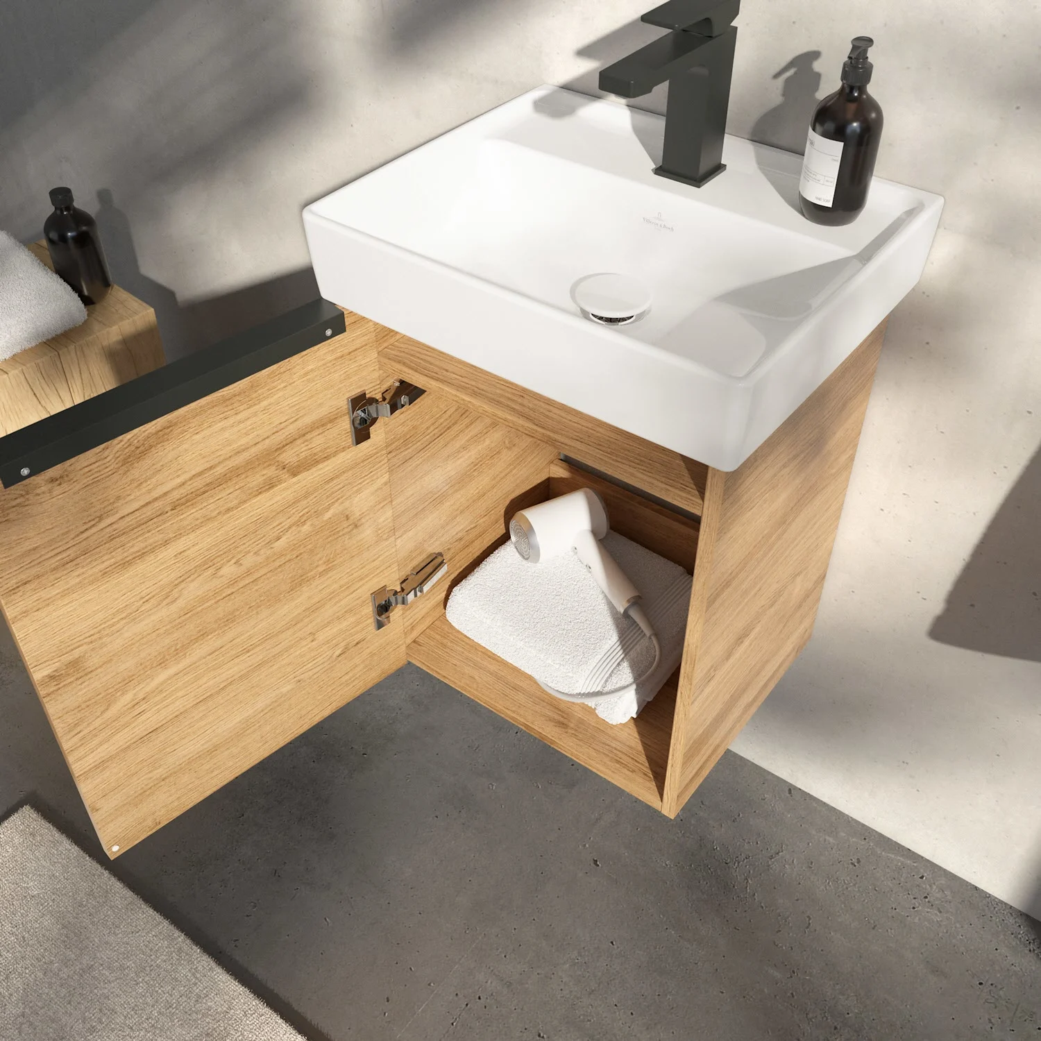 Villeroy & Boch Taro Waschtischunterschrank 40 cm mit 1 Tür, Anschlag links Bild 3