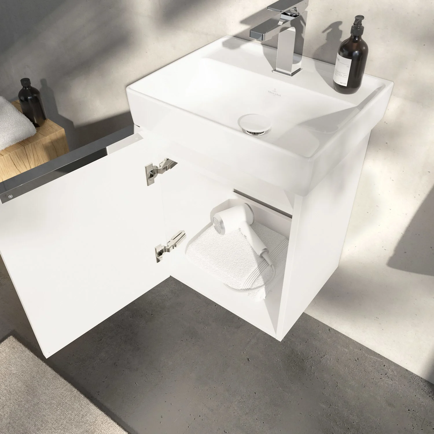 Villeroy & Boch Taro Waschtischunterschrank 40 cm mit 1 Tür, Anschlag links Bild 3
