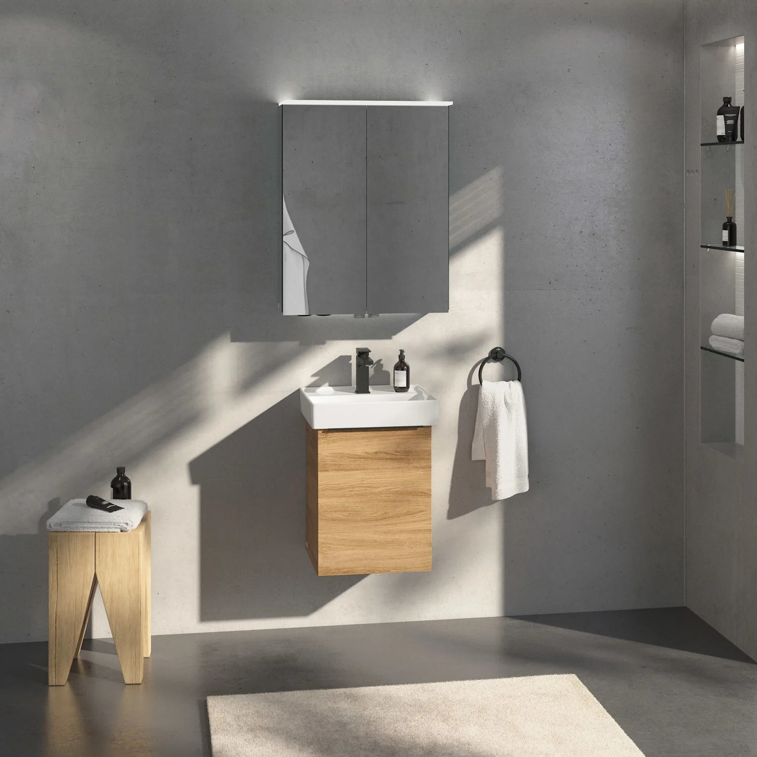 Villeroy & Boch Taro Waschtischunterschrank 40 cm mit 1 Tür, Anschlag links Bild 4