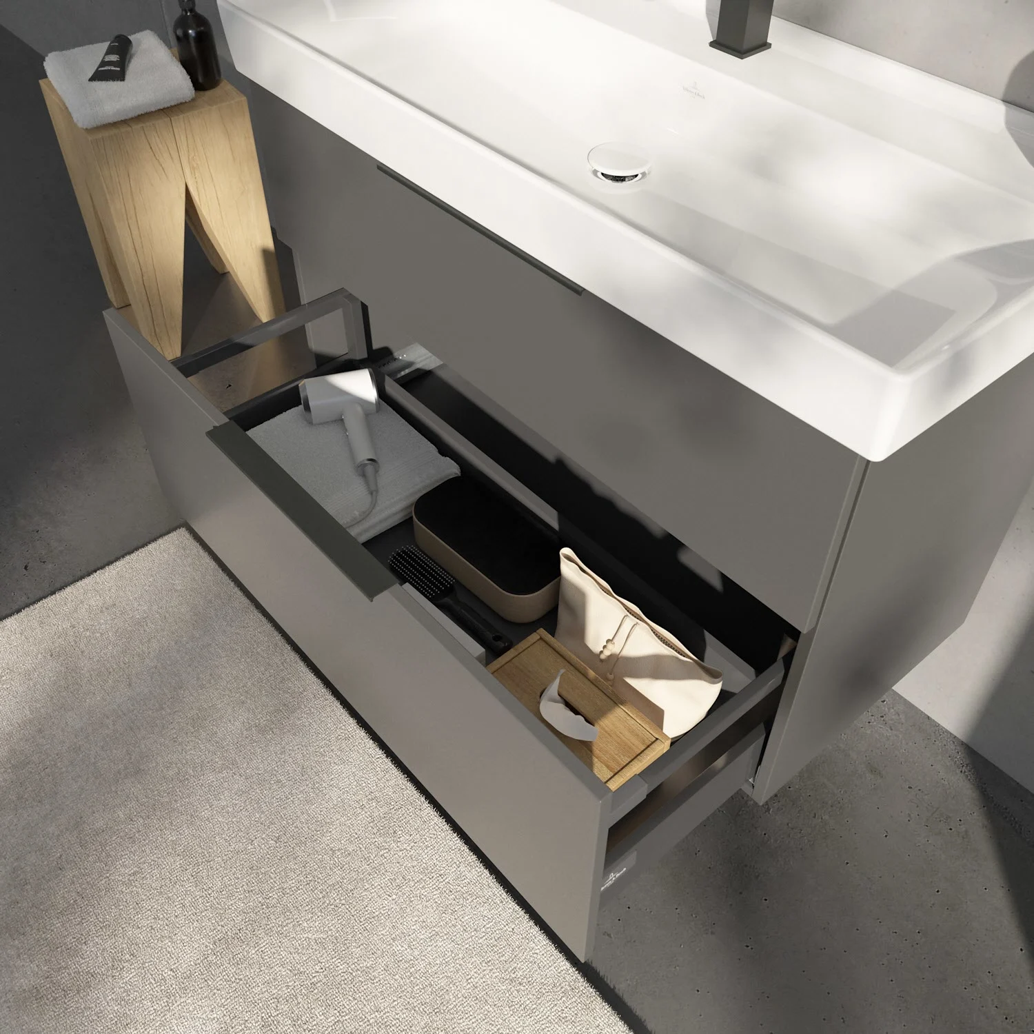 Villeroy & Boch Taro Waschtisch mit Unterschrank 100 cm Bild 3