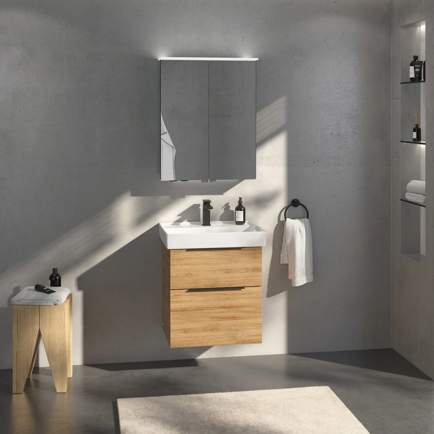 Villeroy & Boch Taro Waschtisch mit Unterschrank 60 cm Bild 4
