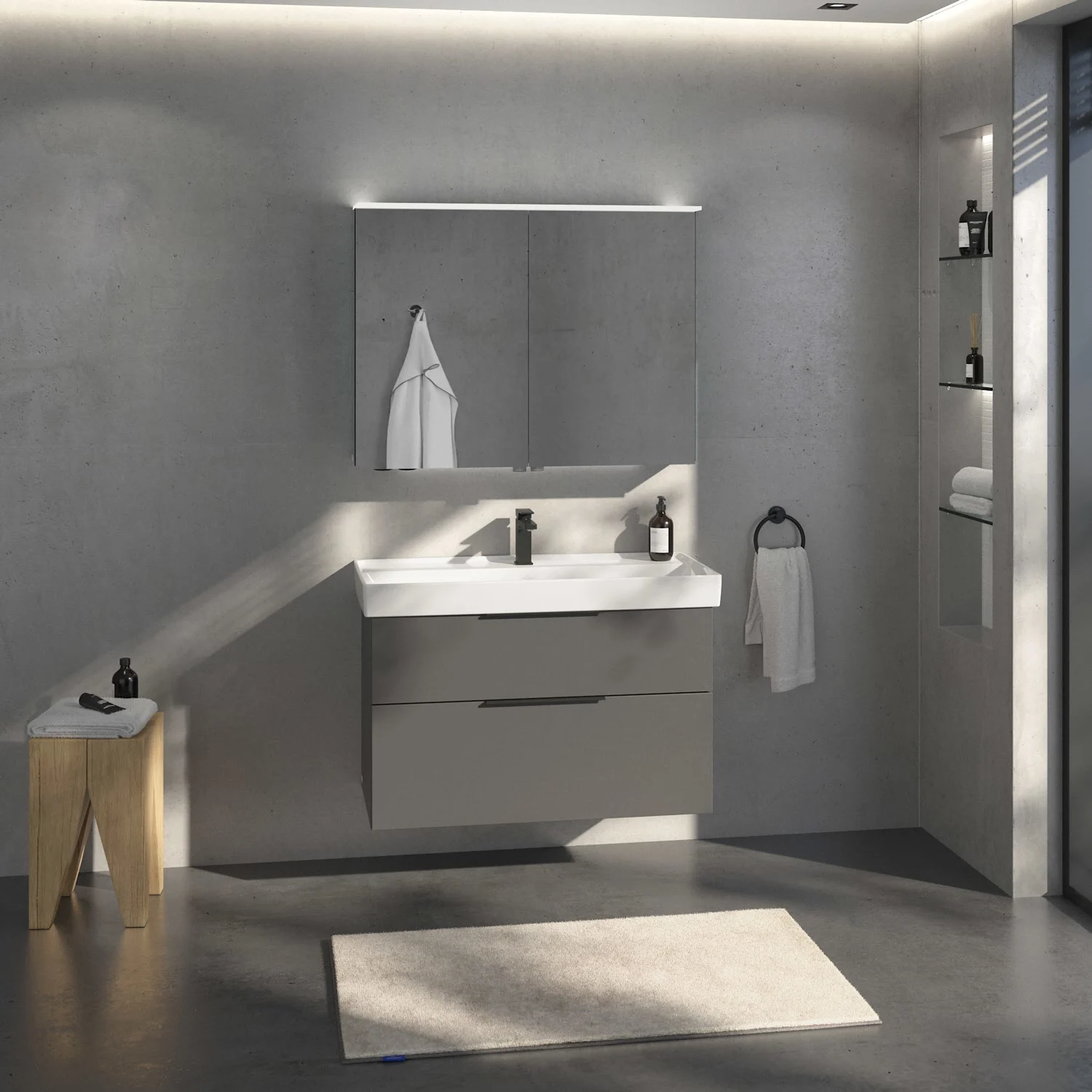 Villeroy & Boch Taro Waschtisch mit Unterschrank 100 cm Bild 4