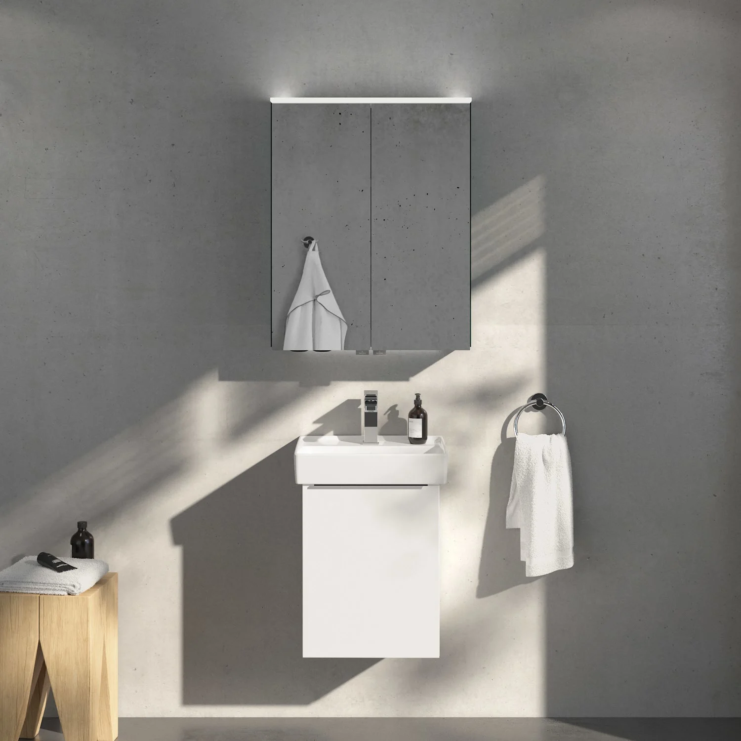 Villeroy & Boch Taro Waschtisch 45 cm mit CeramicPlus Beschichtung, 1 Hahnloch, ohne Überlauf Bild 10