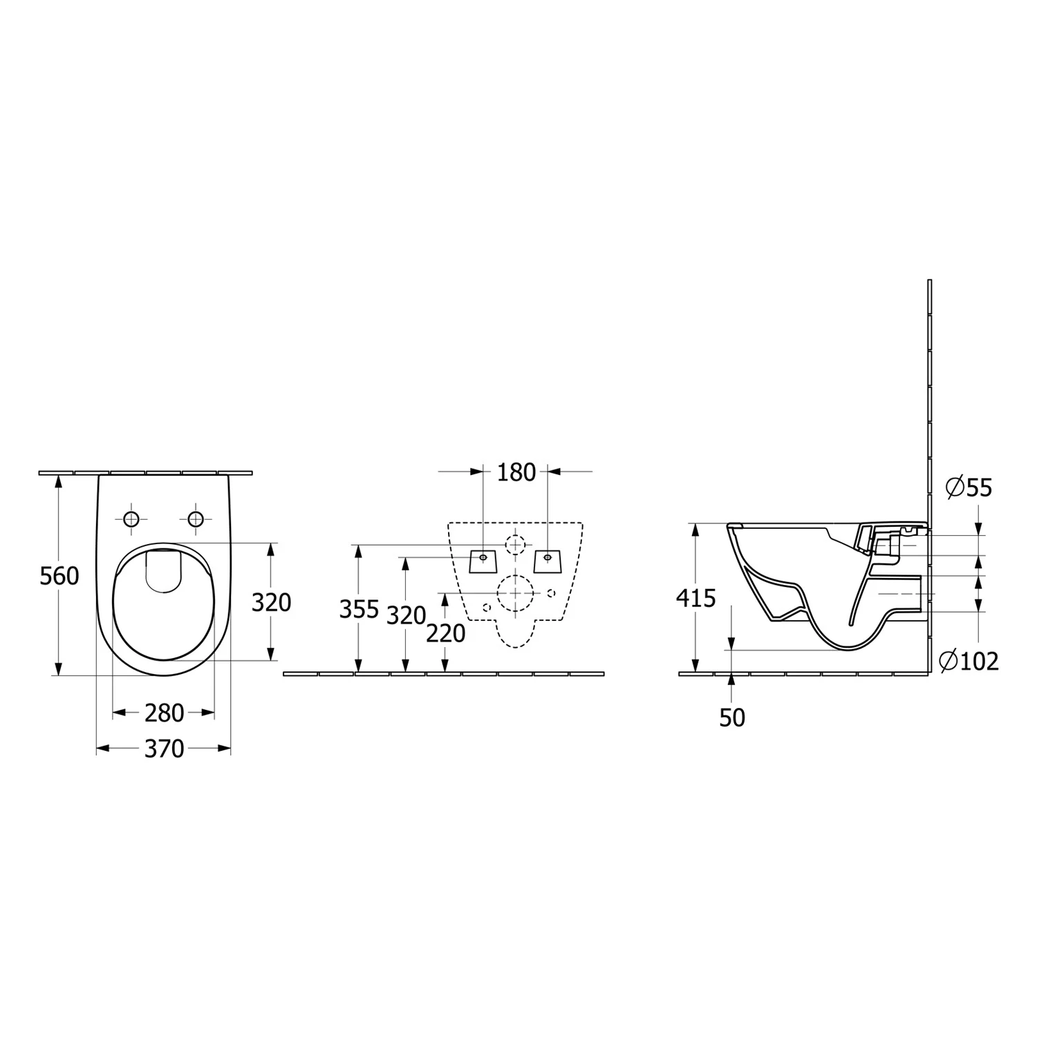 Villeroy & Boch Taro WC und WC-Sitz Wrap-Over mit Absenkautomatik Bild 5