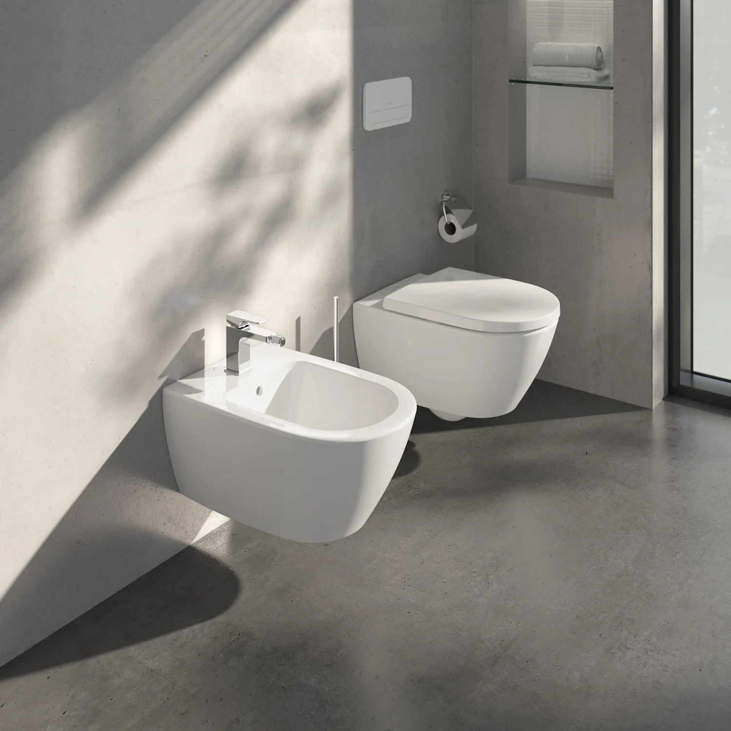 Villeroy & Boch Taro Bidet, wandhängend, 37,5 x 56,5 cm Bild 8