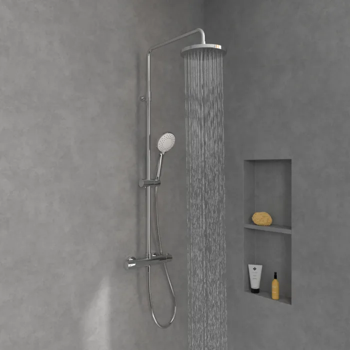 Villeroy & Boch Universal Showers Duschsystem mit drei Funktionen für Wandmontage Bild 12