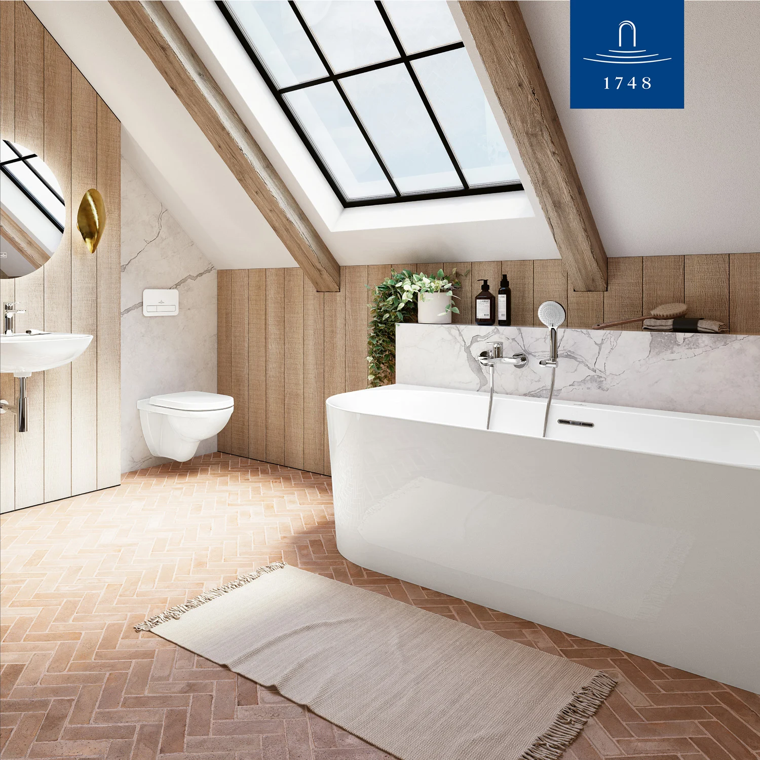 Villeroy & Boch Universal Showers – słuchawki prysznicowe ręczne z trzema rodzajami strumienia, okrągłe Zdjęcie 4
