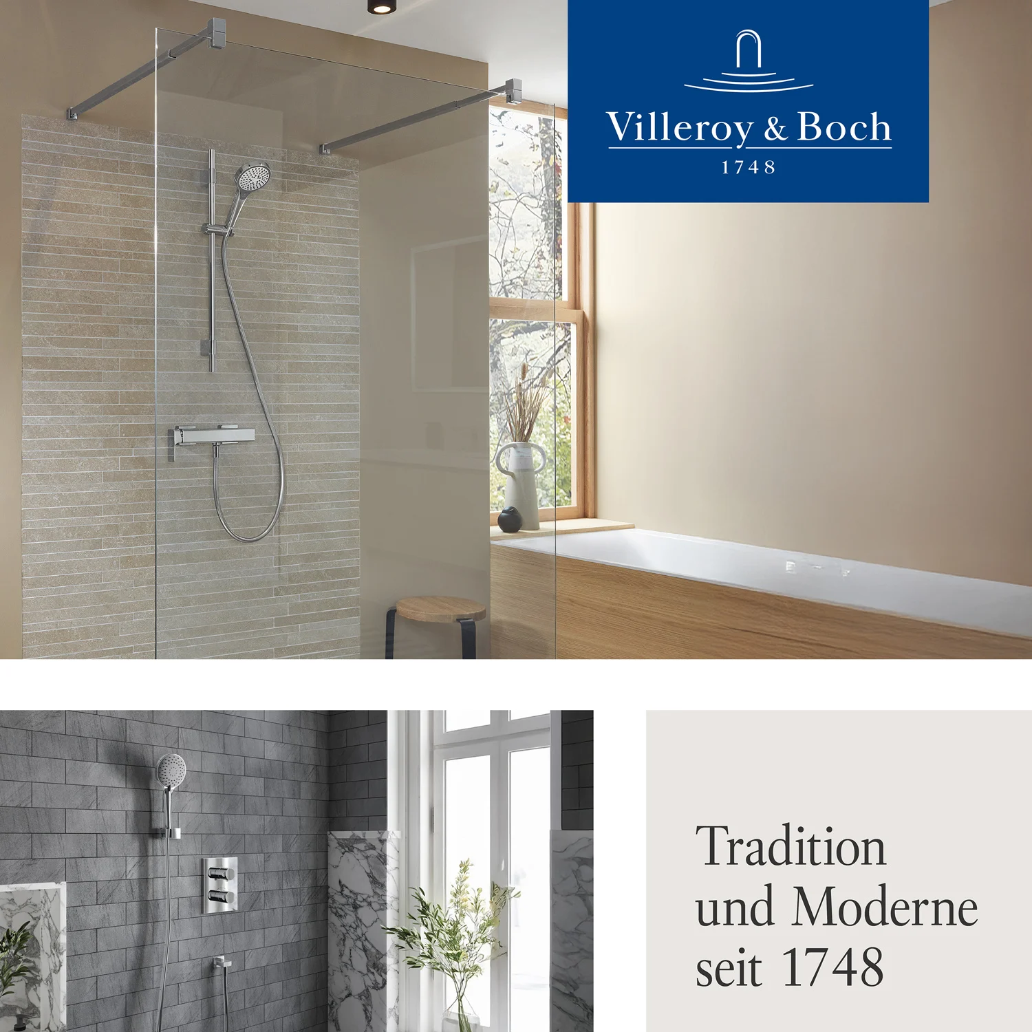 Villeroy & Boch Universal Showers – słuchawki prysznicowe ręczne z trzema rodzajami strumienia, okrągłe Zdjęcie 5