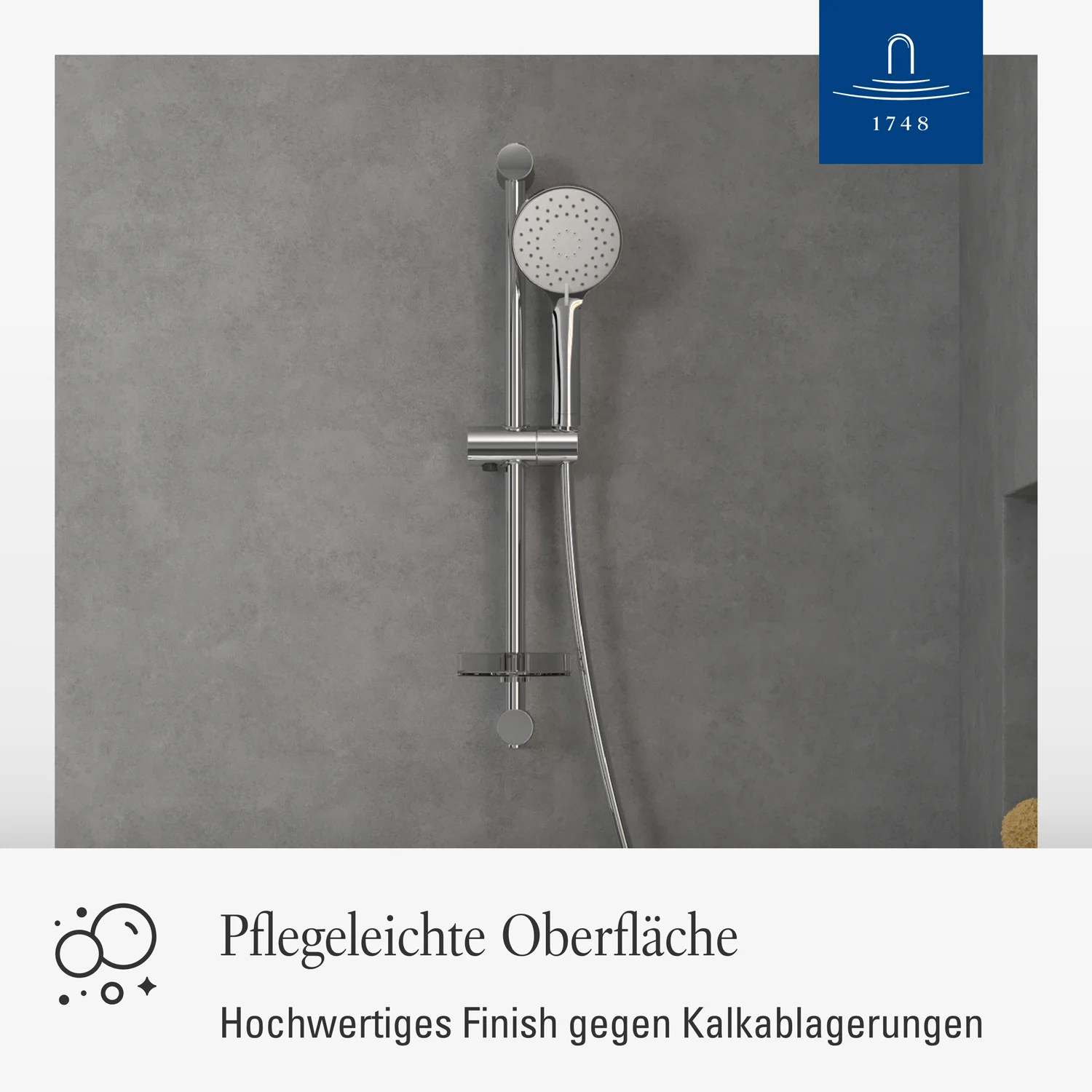 Villeroy & Boch Universal Showers Duschgarnitur mit drei Funktionen für Wandmontage Bild 5