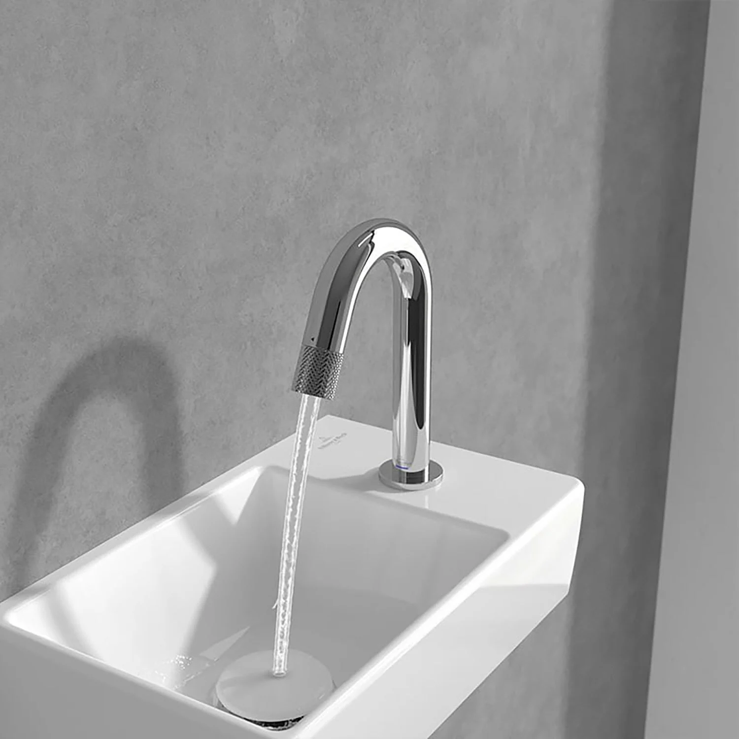 Chromowana bateria z bieżącą wodą, Villeroy & Boch