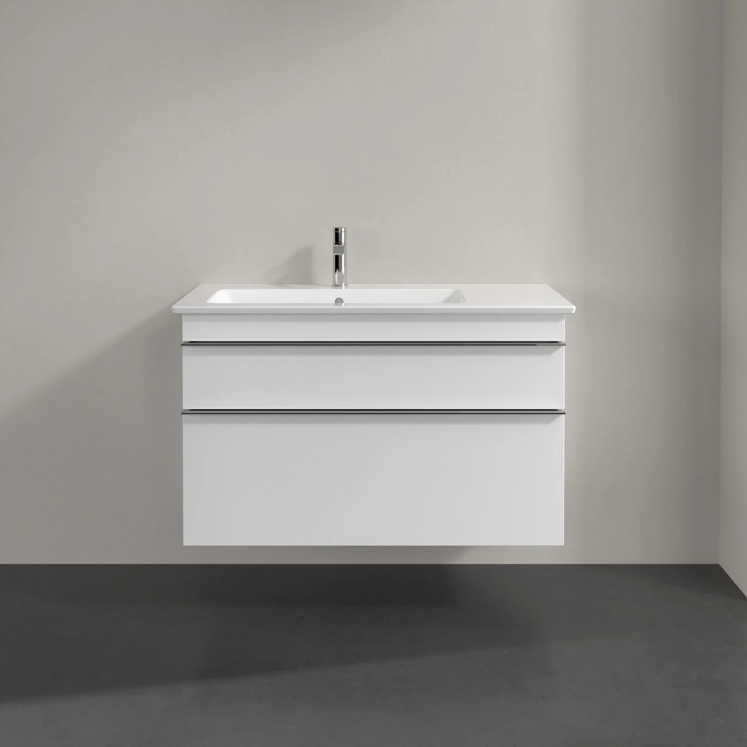 Villeroy & Boch Venticello Waschtischunterschrank 95,3 x 59 cm, 2 Auszüge, für Waschbecken links Bild 3