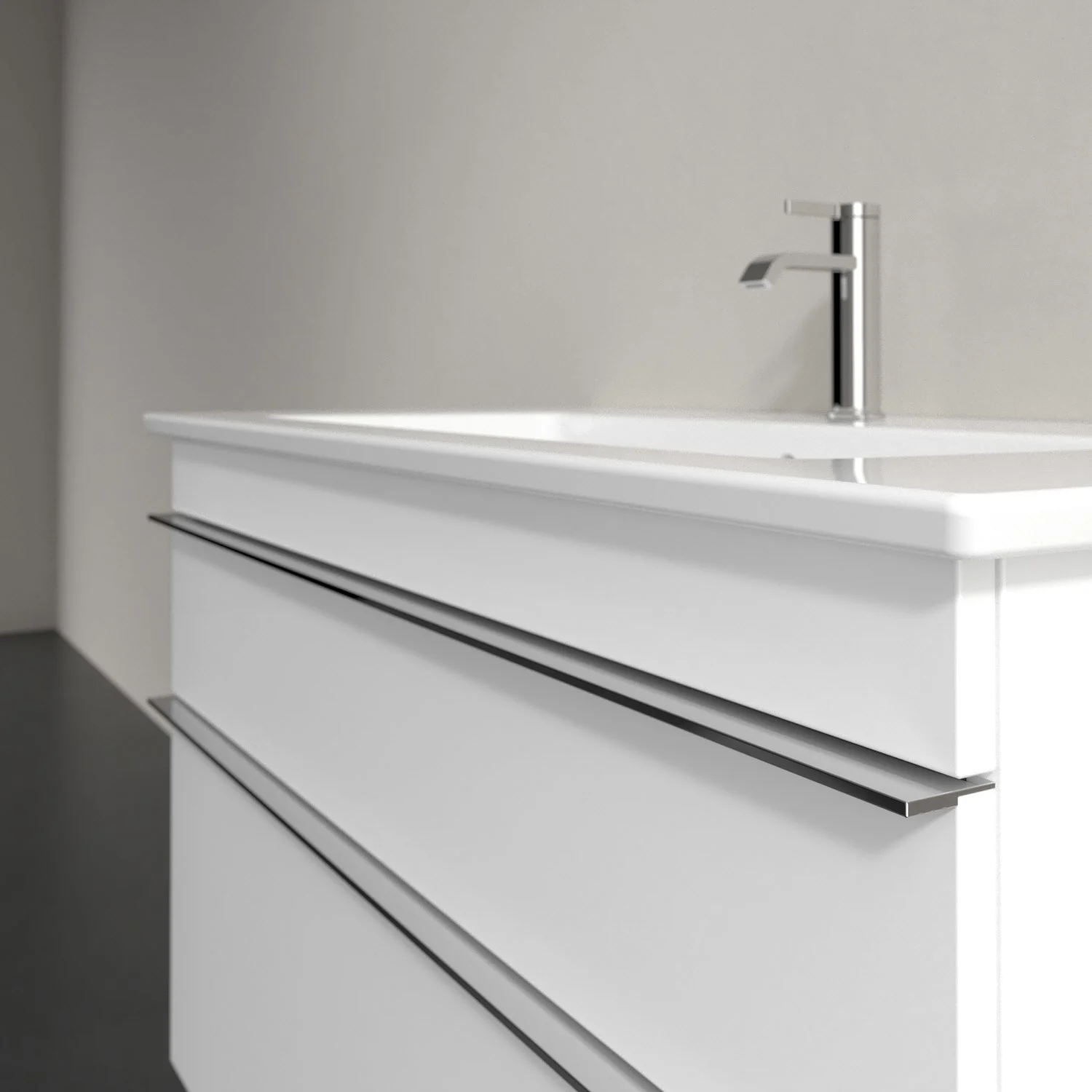 Villeroy & Boch Venticello Waschtischunterschrank 95,3 x 59 cm, 2 Auszüge, für Waschbecken mittig Bild 6