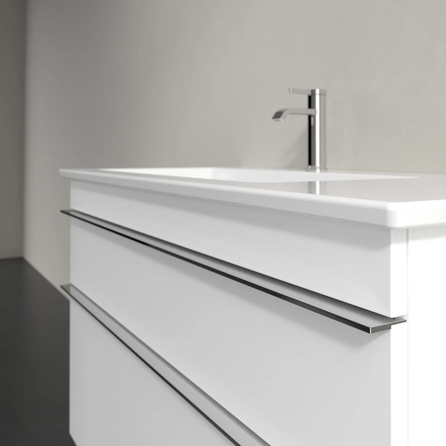 Villeroy & Boch Venticello Waschtischunterschrank 95,3 x 59 cm, 2 Auszüge, für Waschbecken links Bild 6