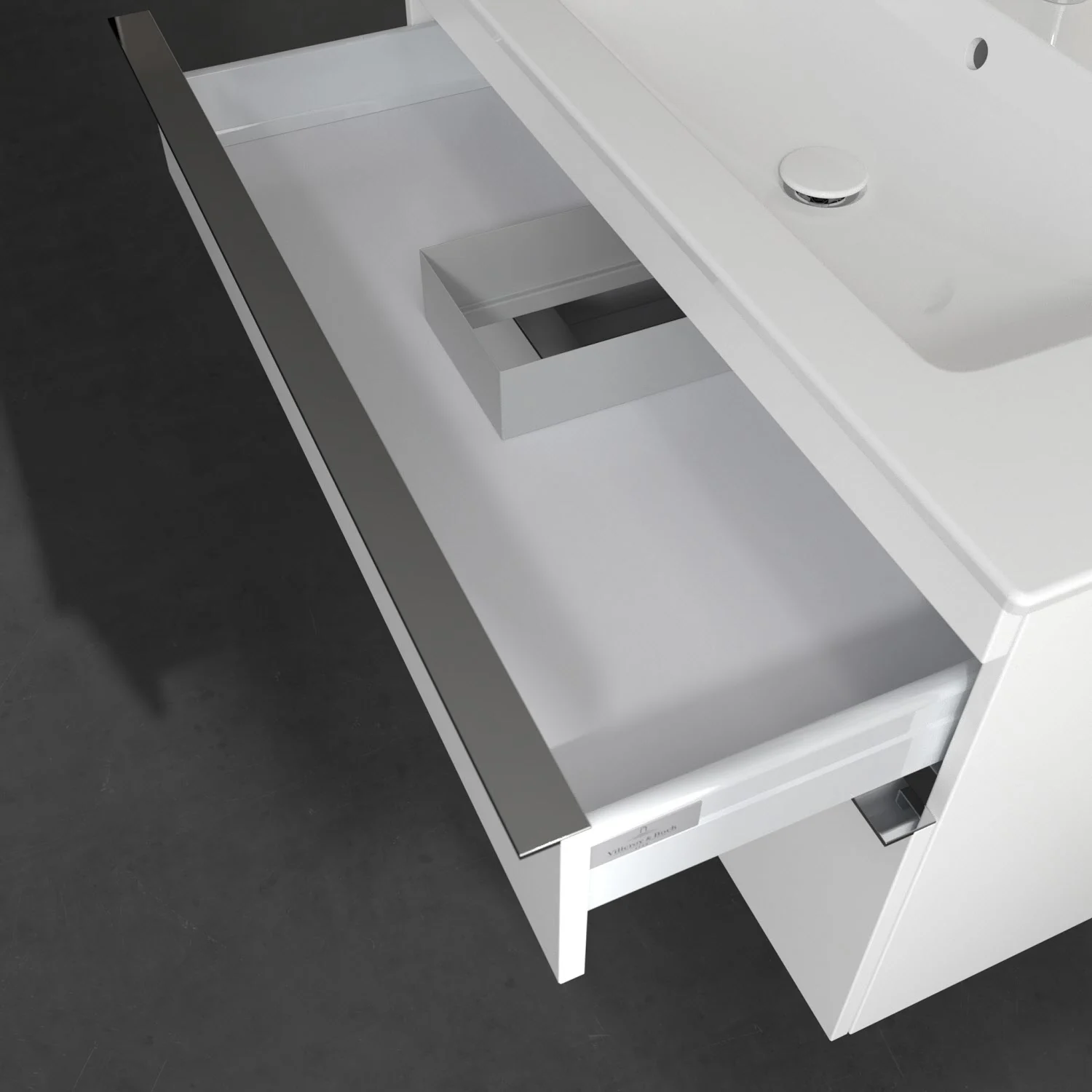 Villeroy & Boch Venticello Waschtischunterschrank 95,3 x 59 cm, 2 Auszüge, für Waschbecken mittig Bild 8