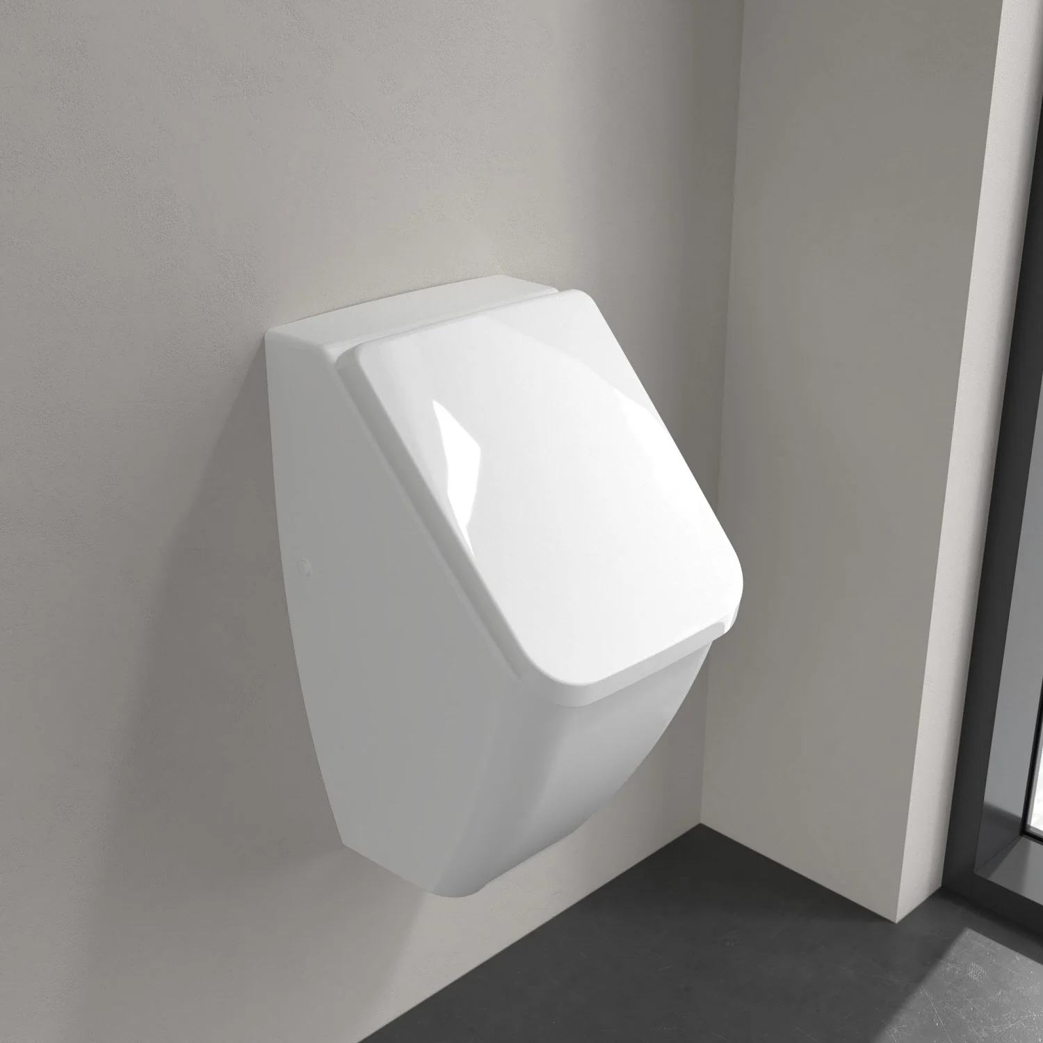 Villeroy & Boch Venticello Absaug-Urinal, für Deckel, DirectFlush, Zulauf verdeckt Bild 10