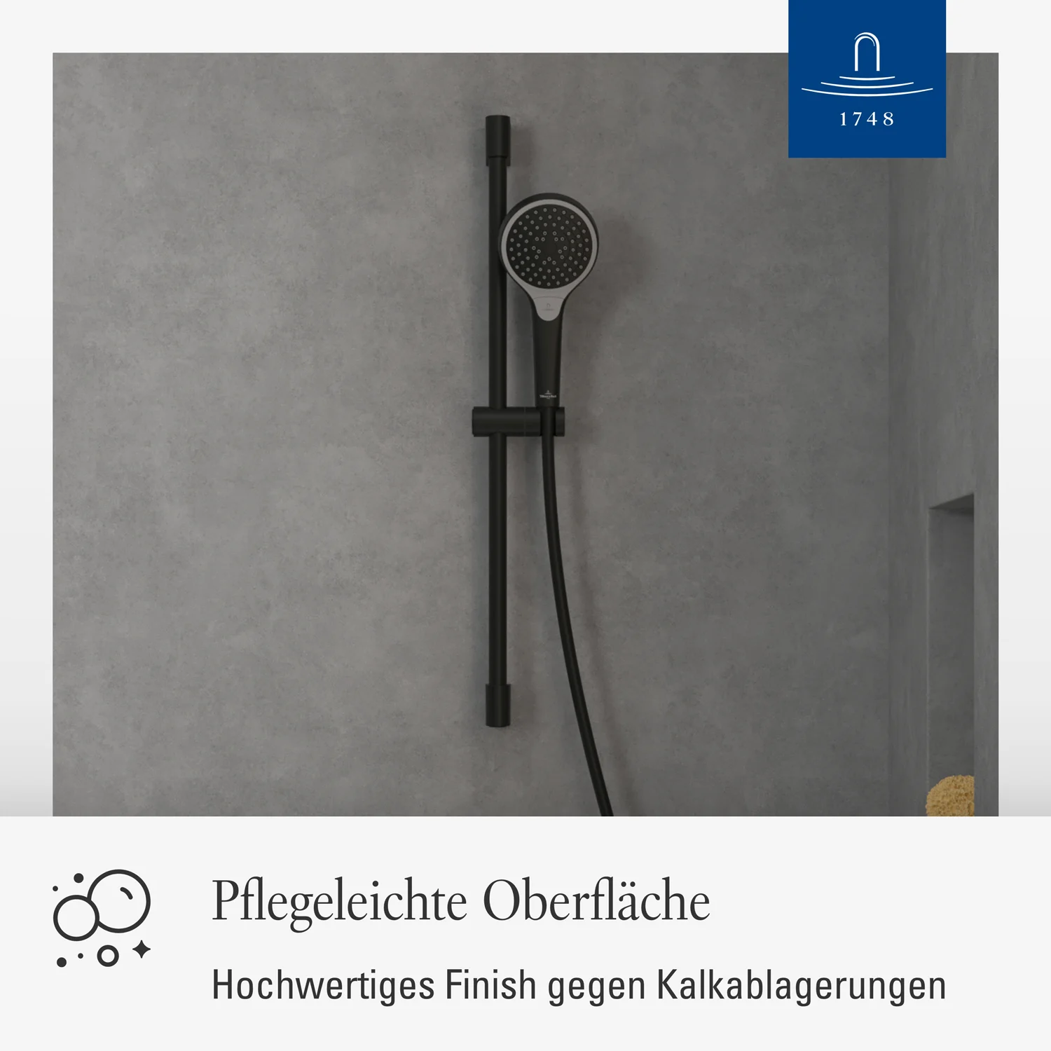 Villeroy & Boch Verve Showers Duschgarnitur mit drei Strahlarten Bild 5