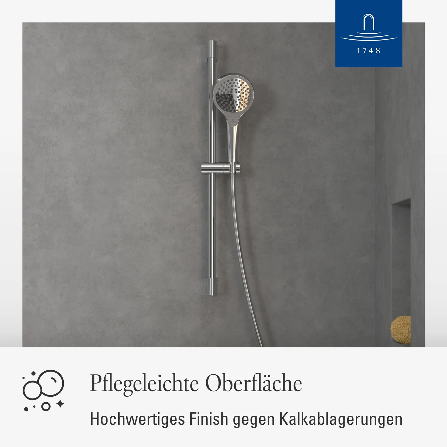 Villeroy & Boch Verve Showers Duschgarnitur mit drei Strahlarten Bild 6