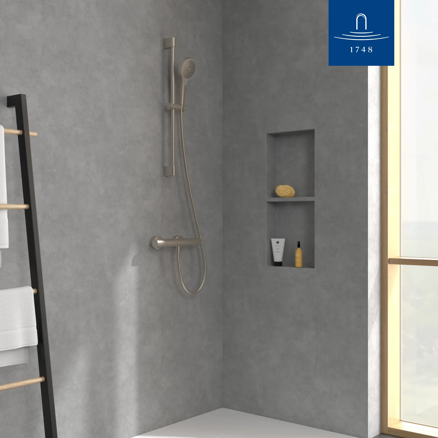 Villeroy & Boch Verve Showers zestaw prysznicowy z trzema rodzajami strumienia Zdjęcie 3