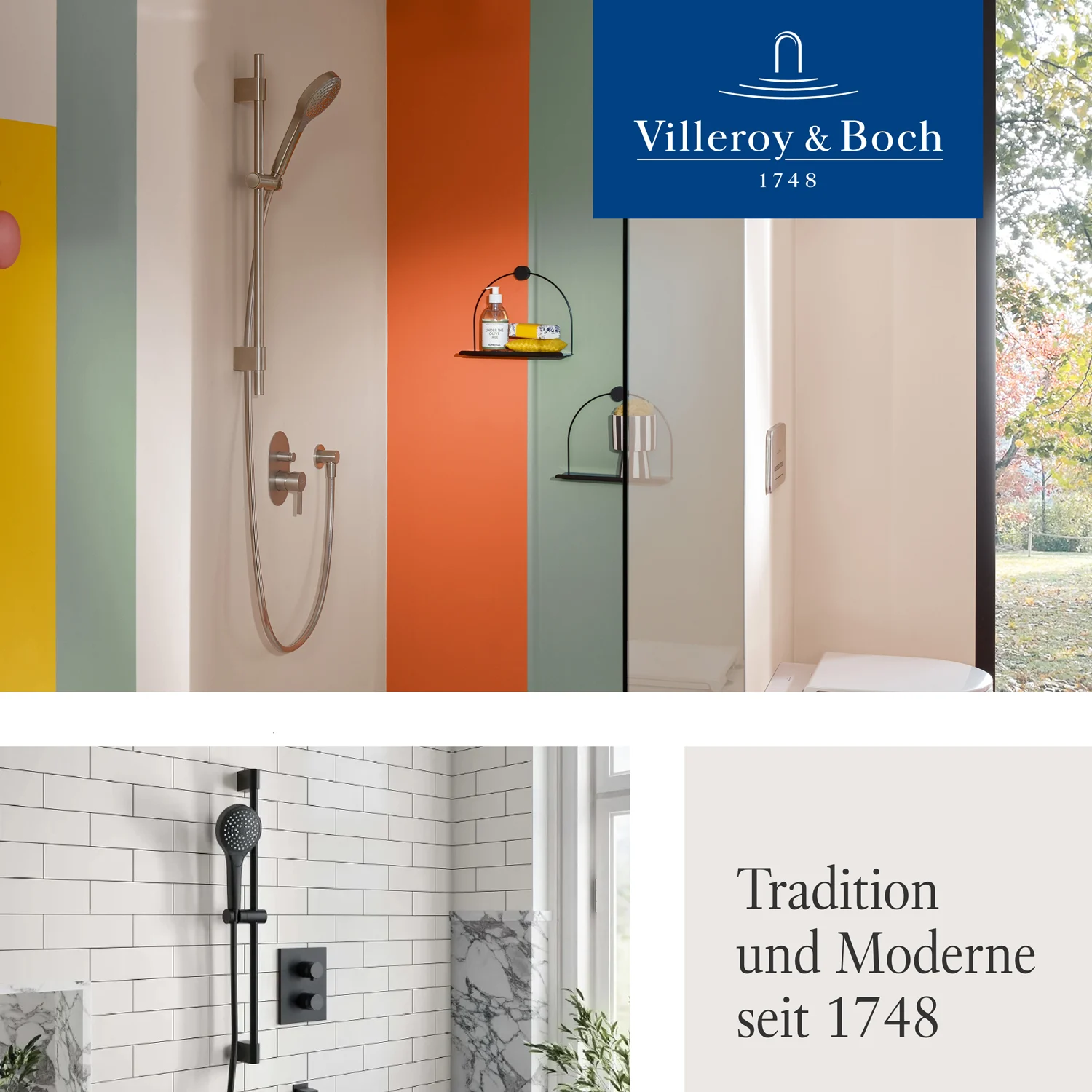Villeroy & Boch Verve Showers zestaw prysznicowy z trzema rodzajami strumienia Zdjęcie 4