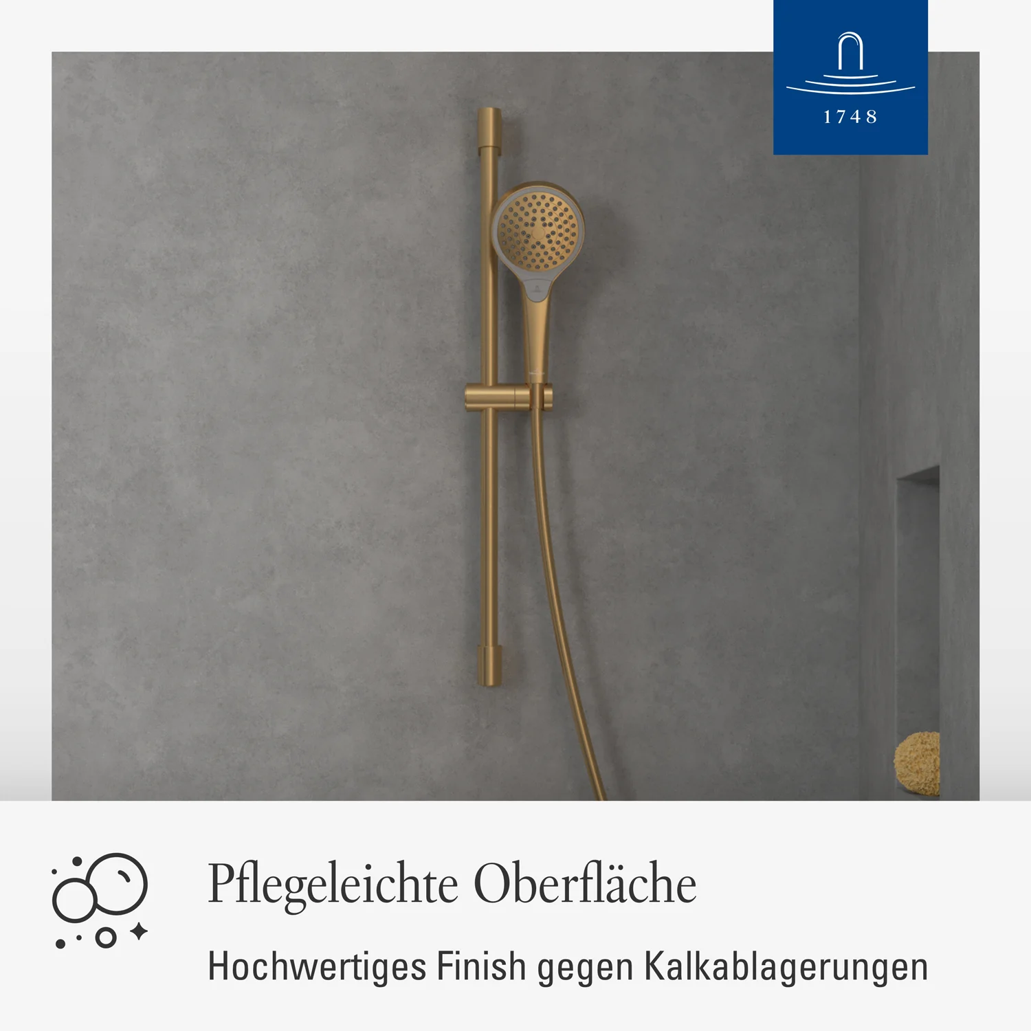Villeroy & Boch Verve Showers Duschgarnitur mit drei Strahlarten Bild 5