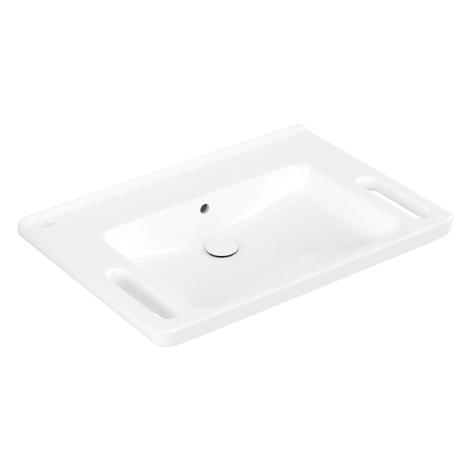 Biała umywalka widok z boku, Villeroy & Boch
