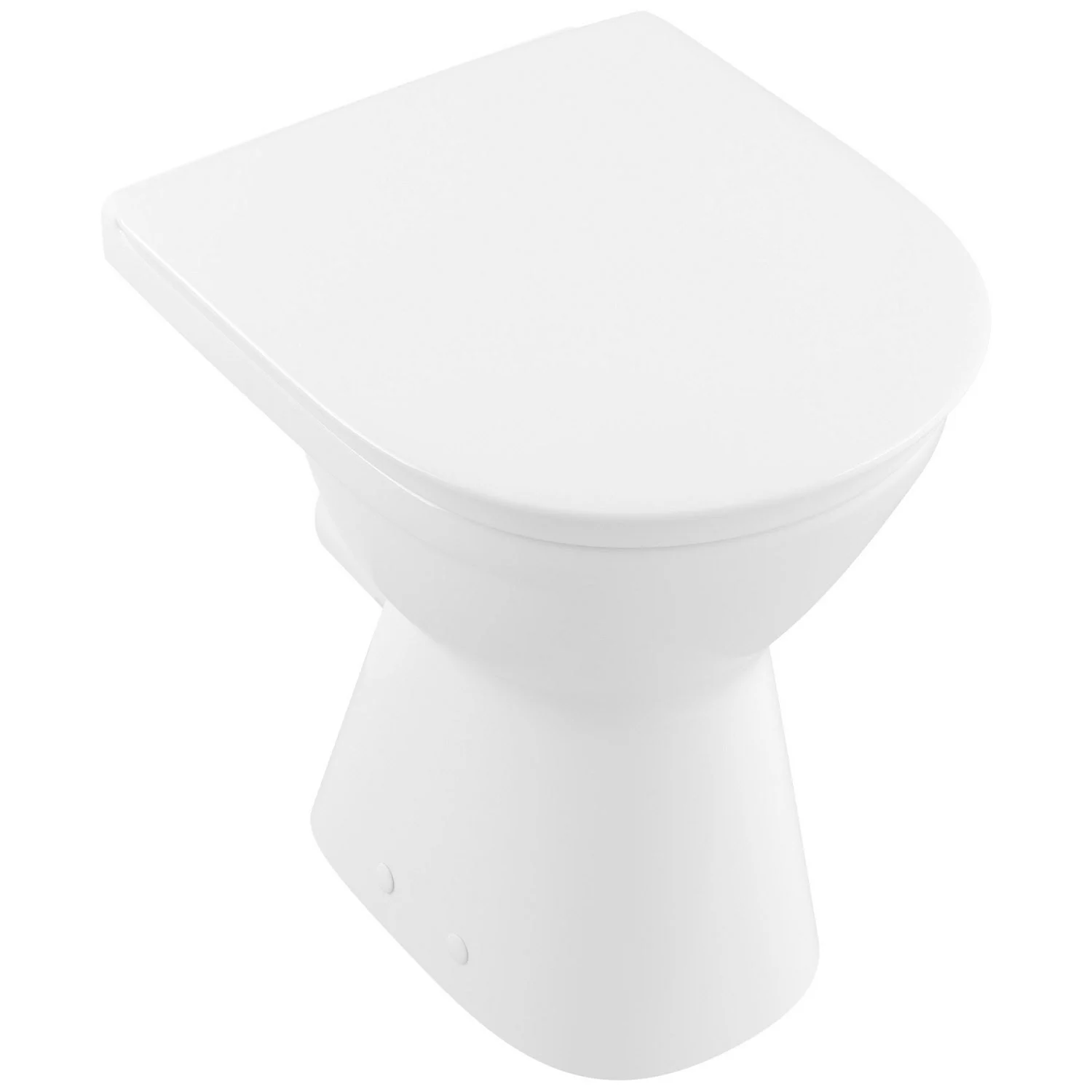 Biała toaleta widok z boku na neutralnym tle, Villeroy & Boch