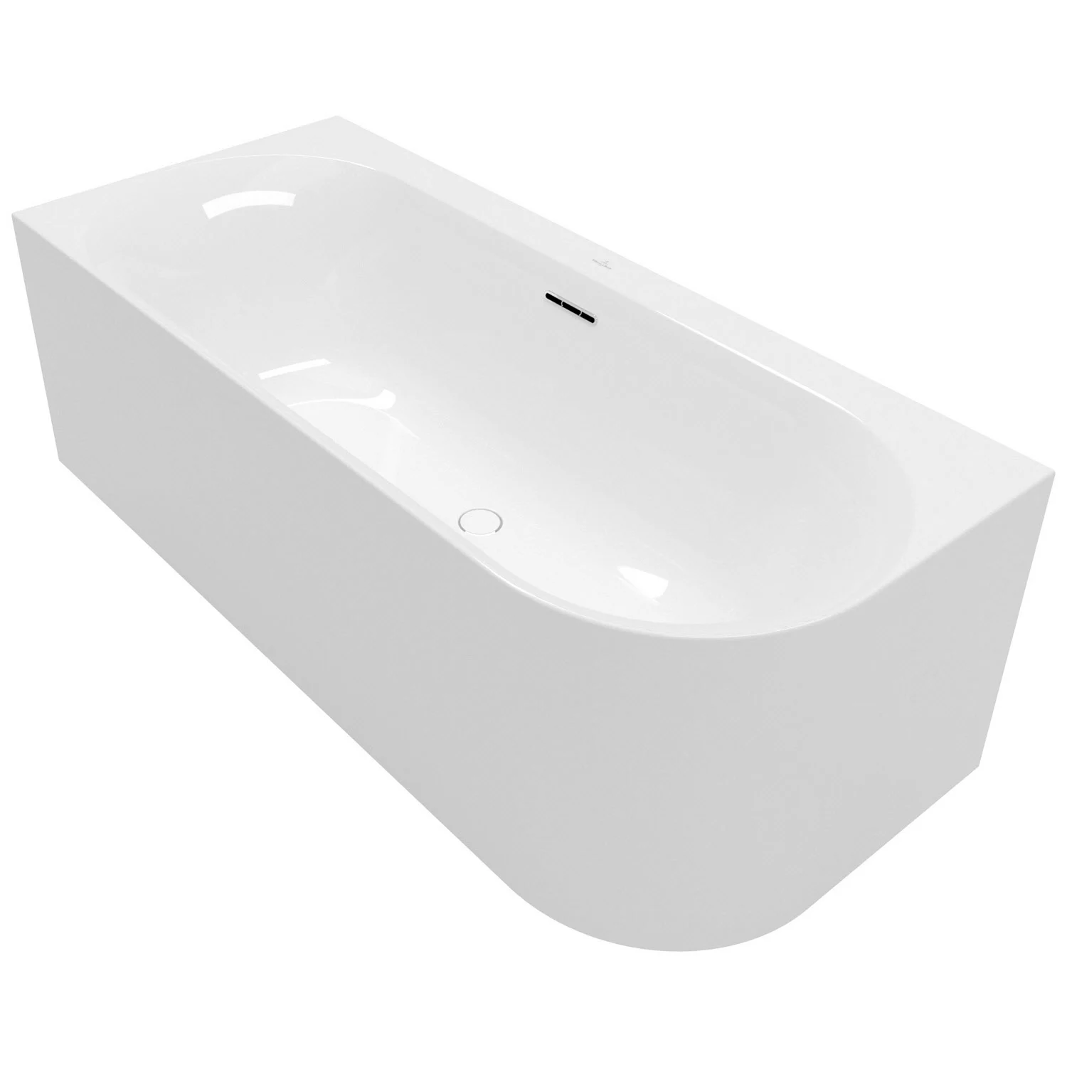 Biała wanna na białym tle, Villeroy & Boch