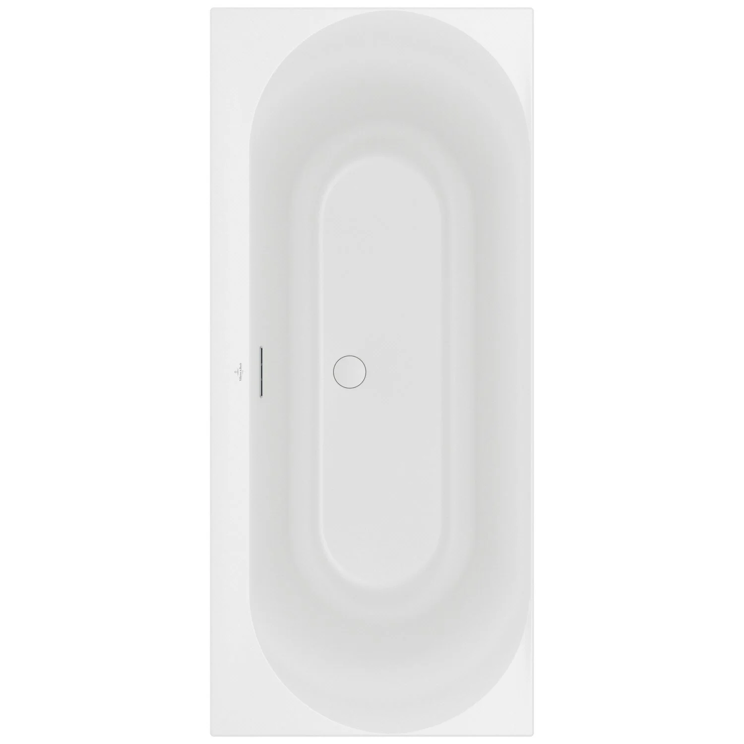 Biała wanna w widoku z góry, Villeroy & Boch