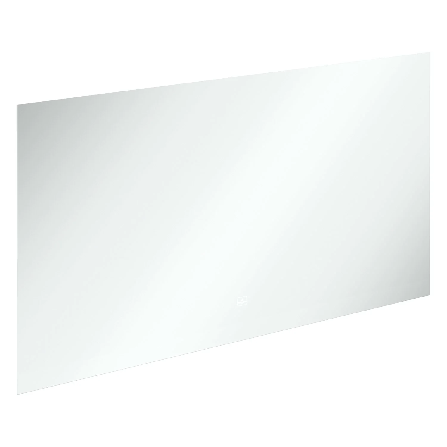 Długie prostokątne lustro w widoku z przodu, Villeroy & Boch