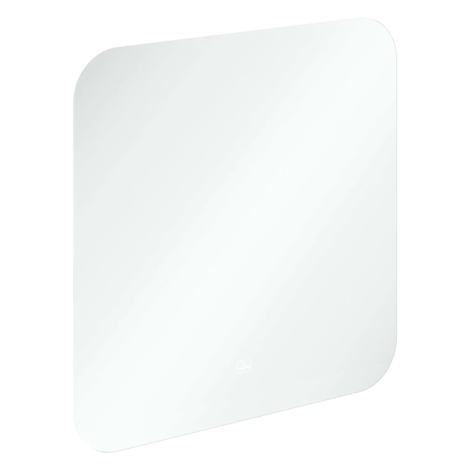 Kwadratowe lustro w widoku z przodu, Villeroy & Boch