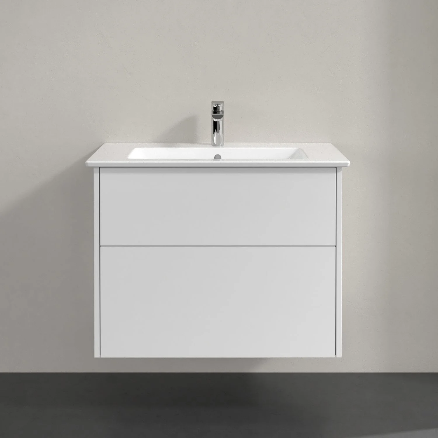 Villeroy & Boch Finero Waschtischunterschrank 80 cm mit Waschtisch, 2 Auszüge Bild 2