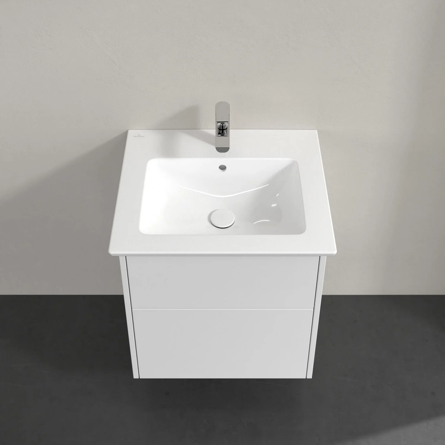 Villeroy & Boch Finero Waschtischunterschrank 60 cm mit Waschtisch, 2 Auszüge Bild 3