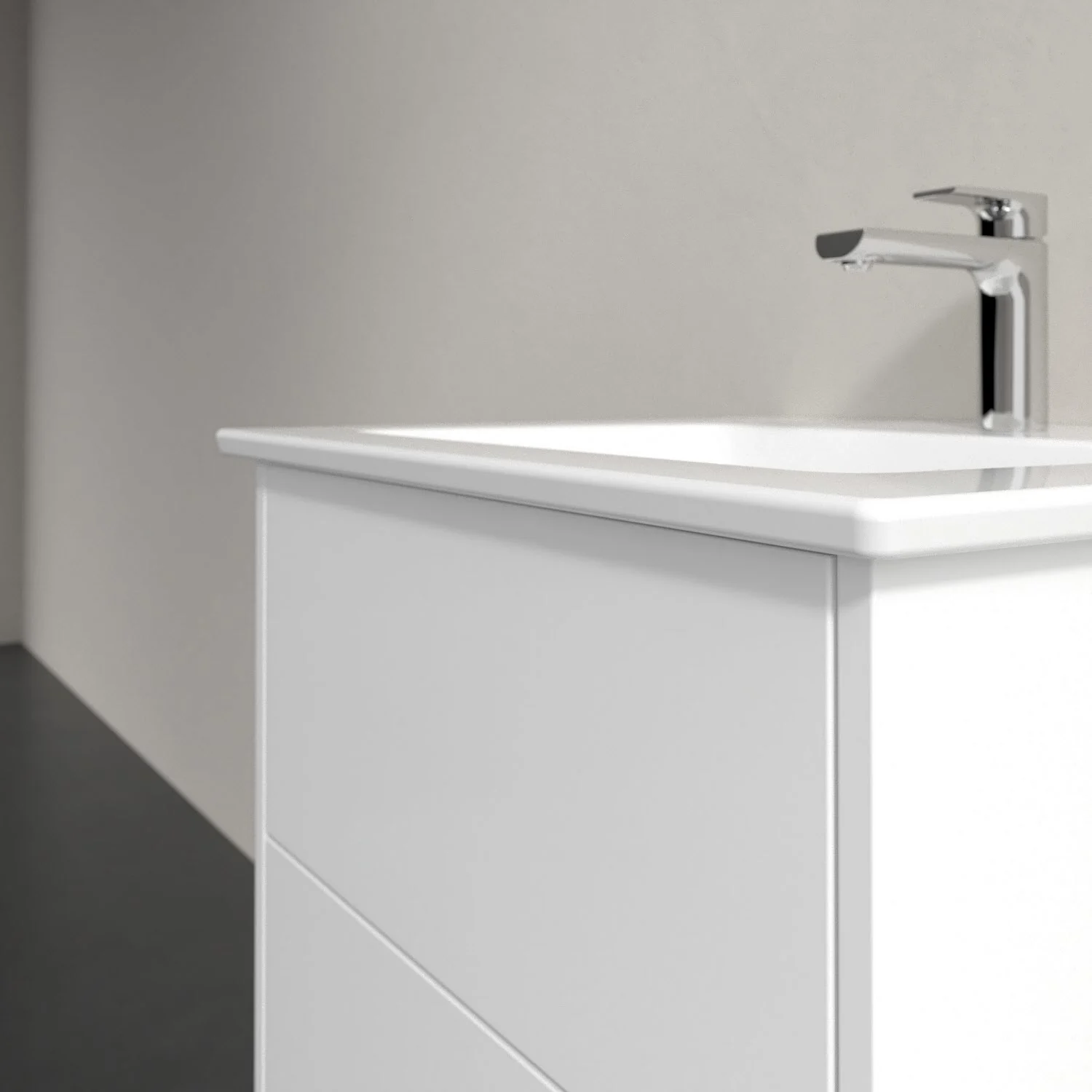 Villeroy & Boch Finero Waschtischunterschrank 60 cm mit Waschtisch, 2 Auszüge Bild 4
