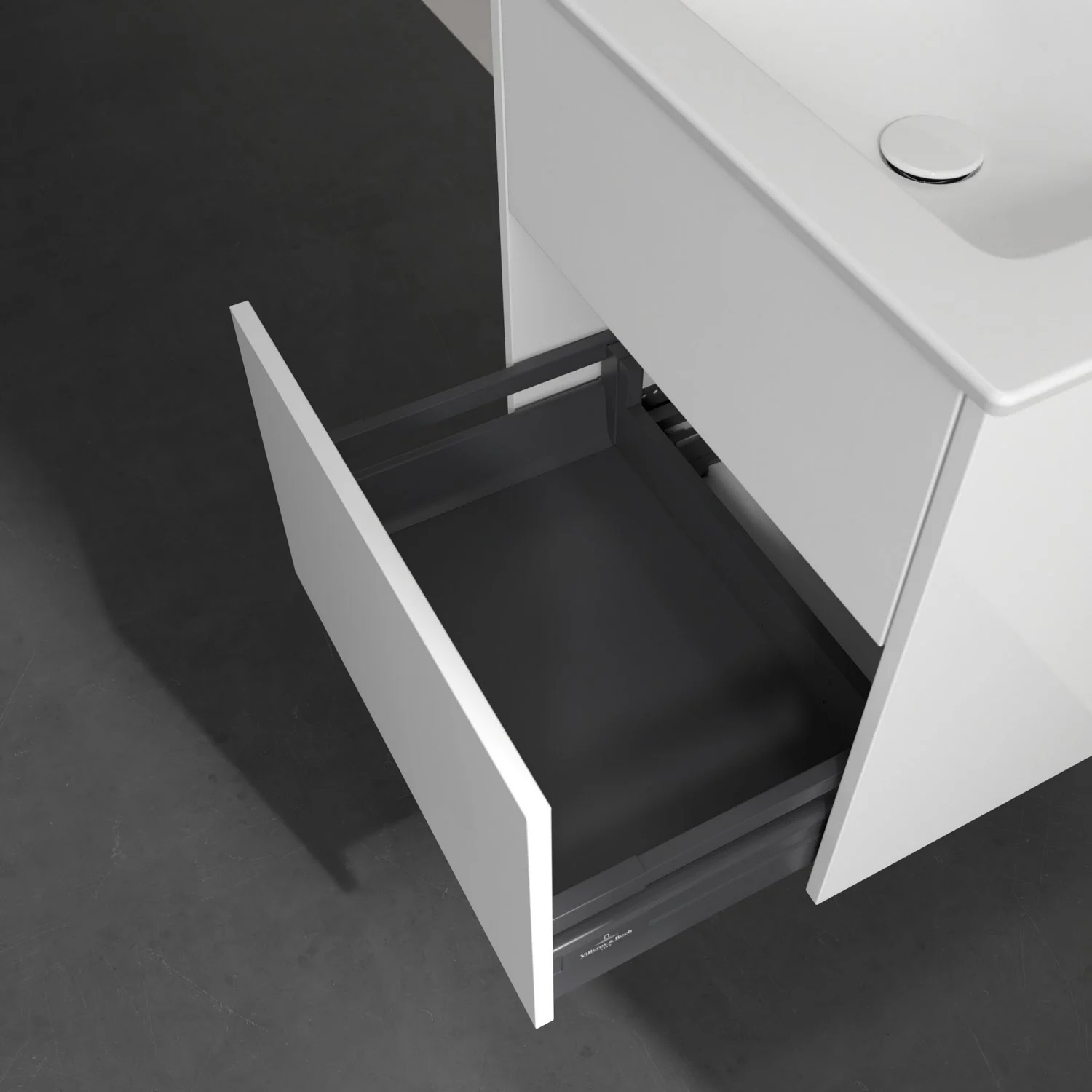 Villeroy & Boch Finero Waschtischunterschrank 60 cm mit Waschtisch, 2 Auszüge Bild 6