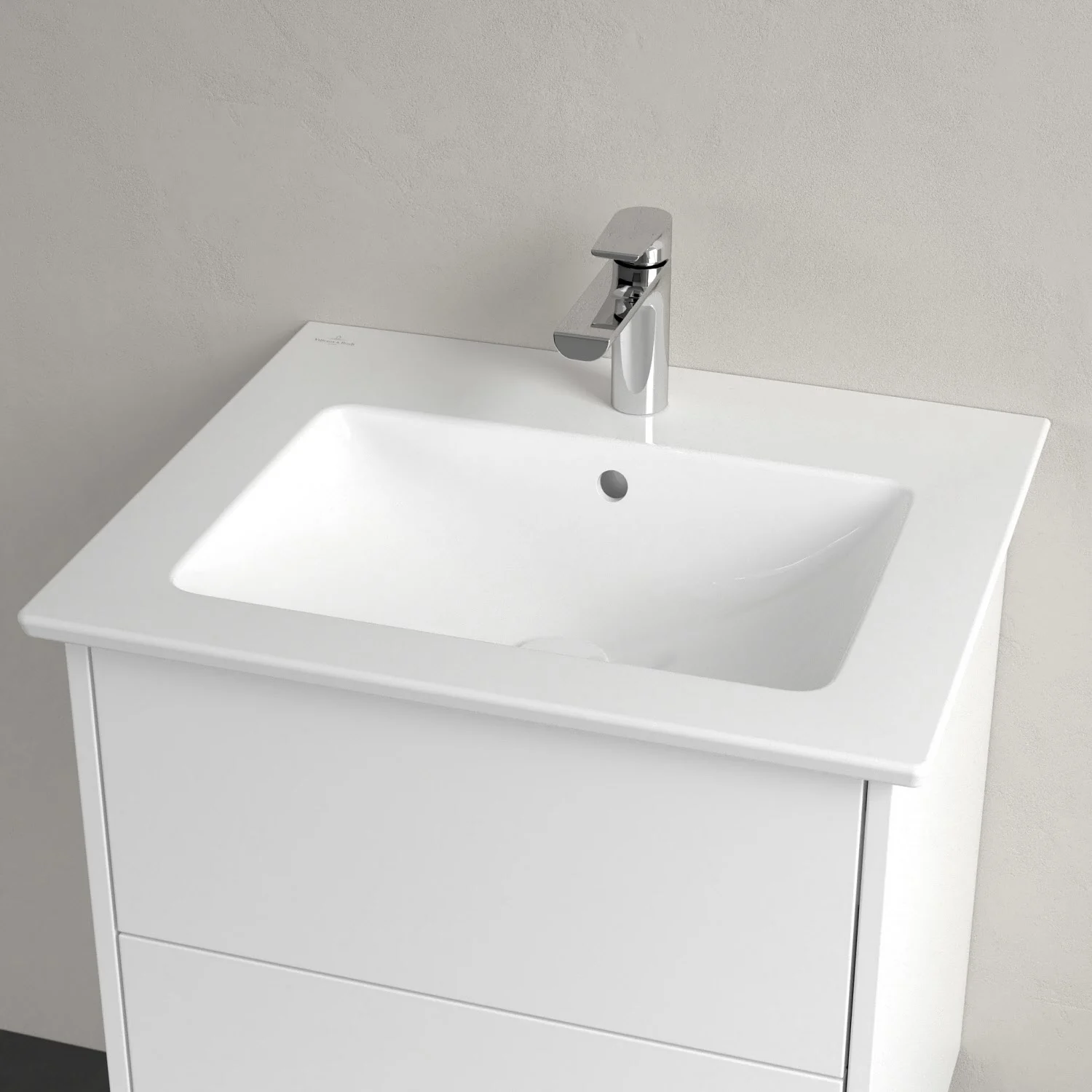 Villeroy & Boch Finero Waschtischunterschrank 60 cm mit Waschtisch, 2 Auszüge Bild 8