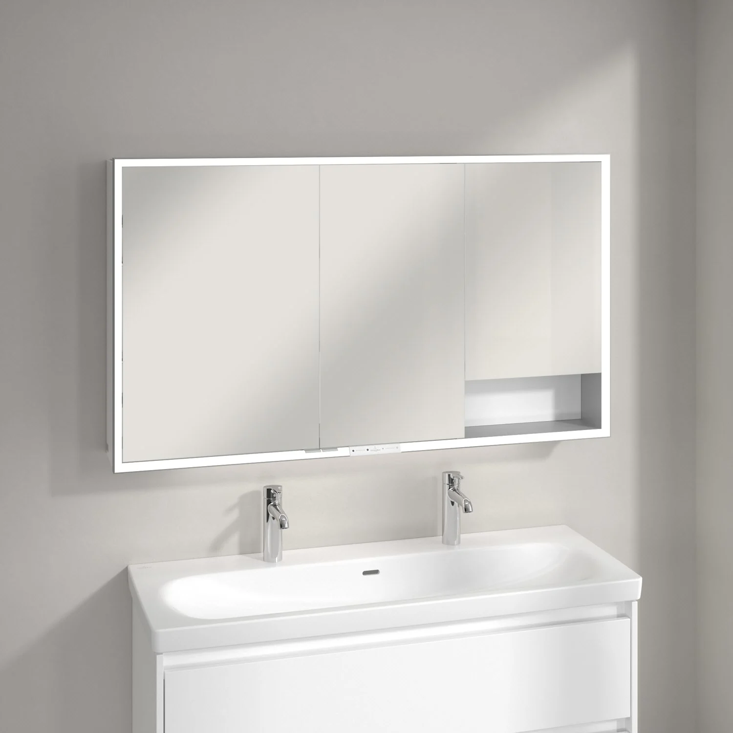 Villeroy & Boch My View+ Aufputz-Spiegelschrank 130 x 75 cm
