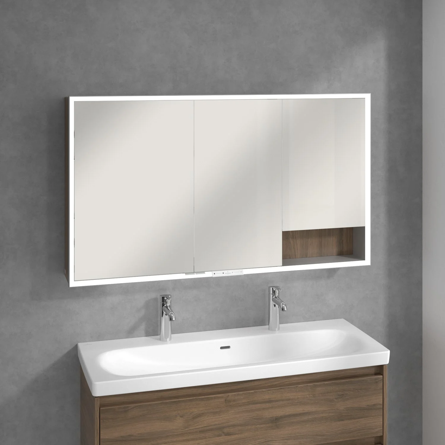 Villeroy & Boch My View+ Szafka łazienkowa z lustrem do montażu na ścianie 130 x 75 cm