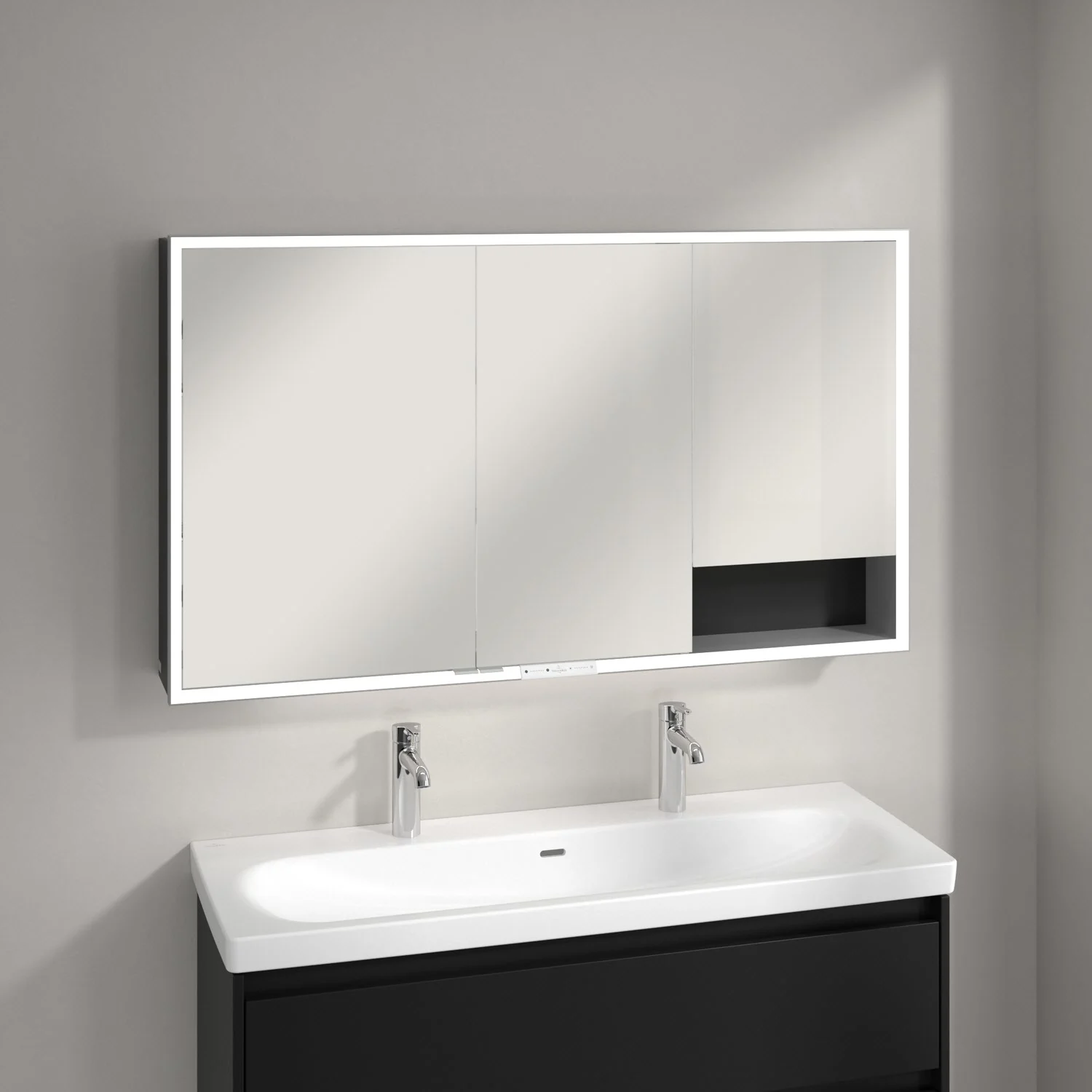 Villeroy & Boch My View+ Szafka łazienkowa z lustrem do montażu na ścianie 130 x 75 cm