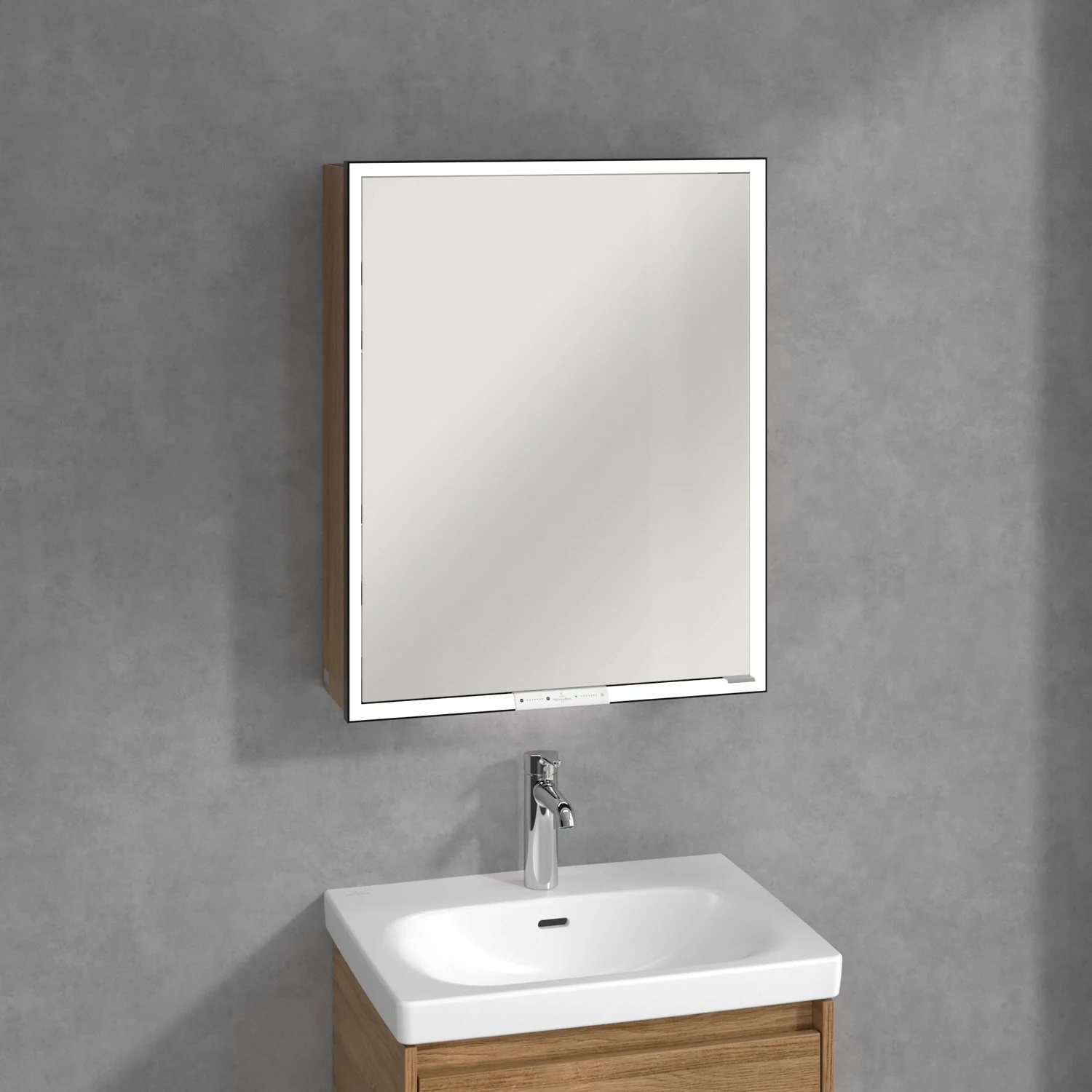 Villeroy & Boch My View+ Aufputz-Spiegelschrank 60 x 75 cm, Anschlag links