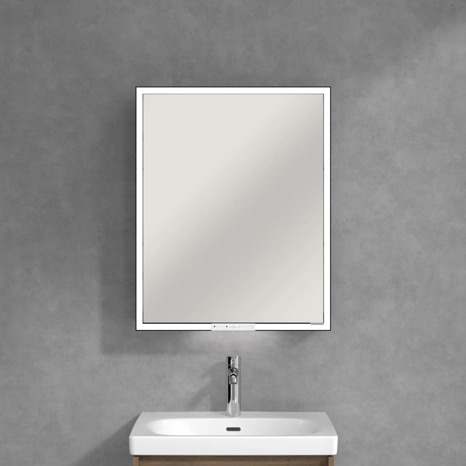 Villeroy & Boch My View+ Szafka łazienkowa z lustrem do montażu natynkowego 60 x 75 cm, otwierana w lewo Zdjęcie 4