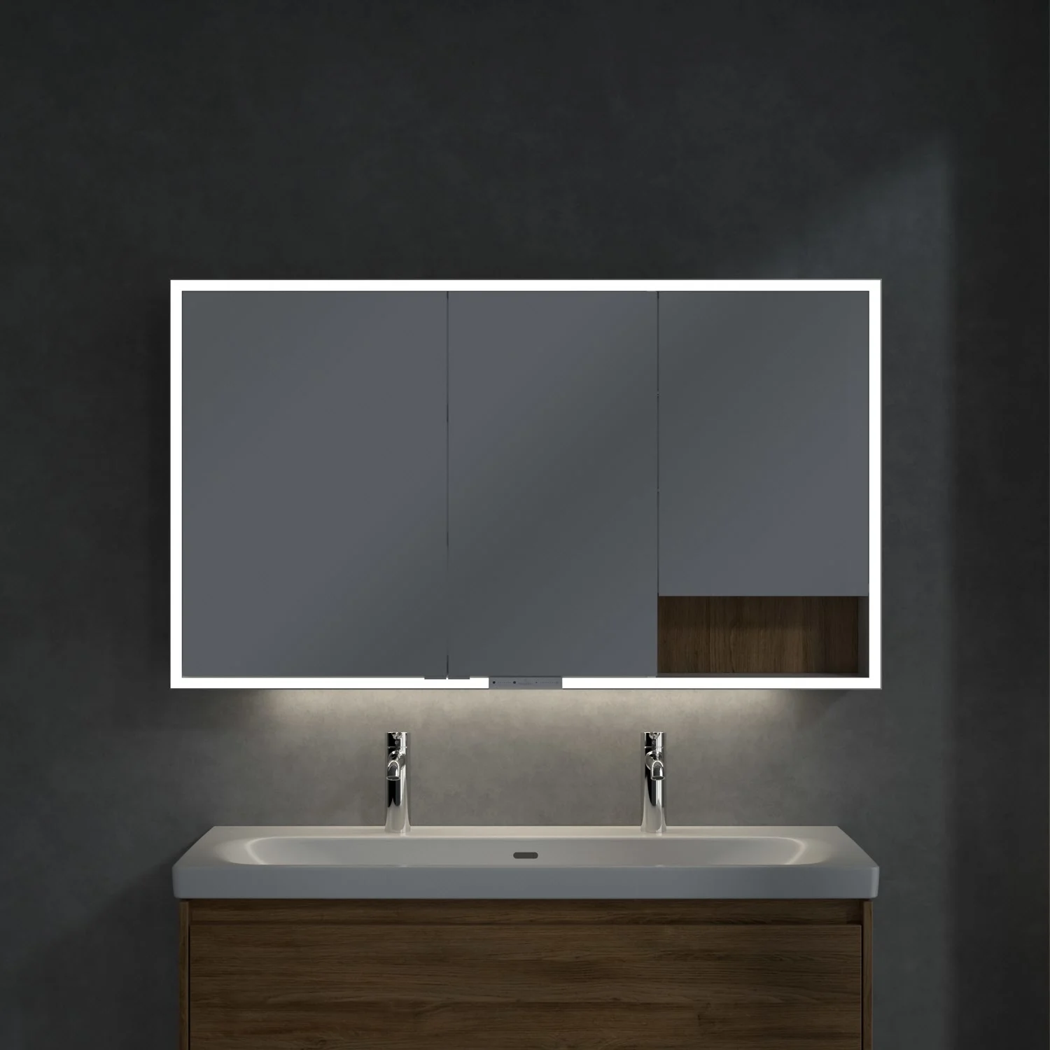 Villeroy & Boch My View+ Aufputz-Spiegelschrank 130 x 75 cm Bild 6