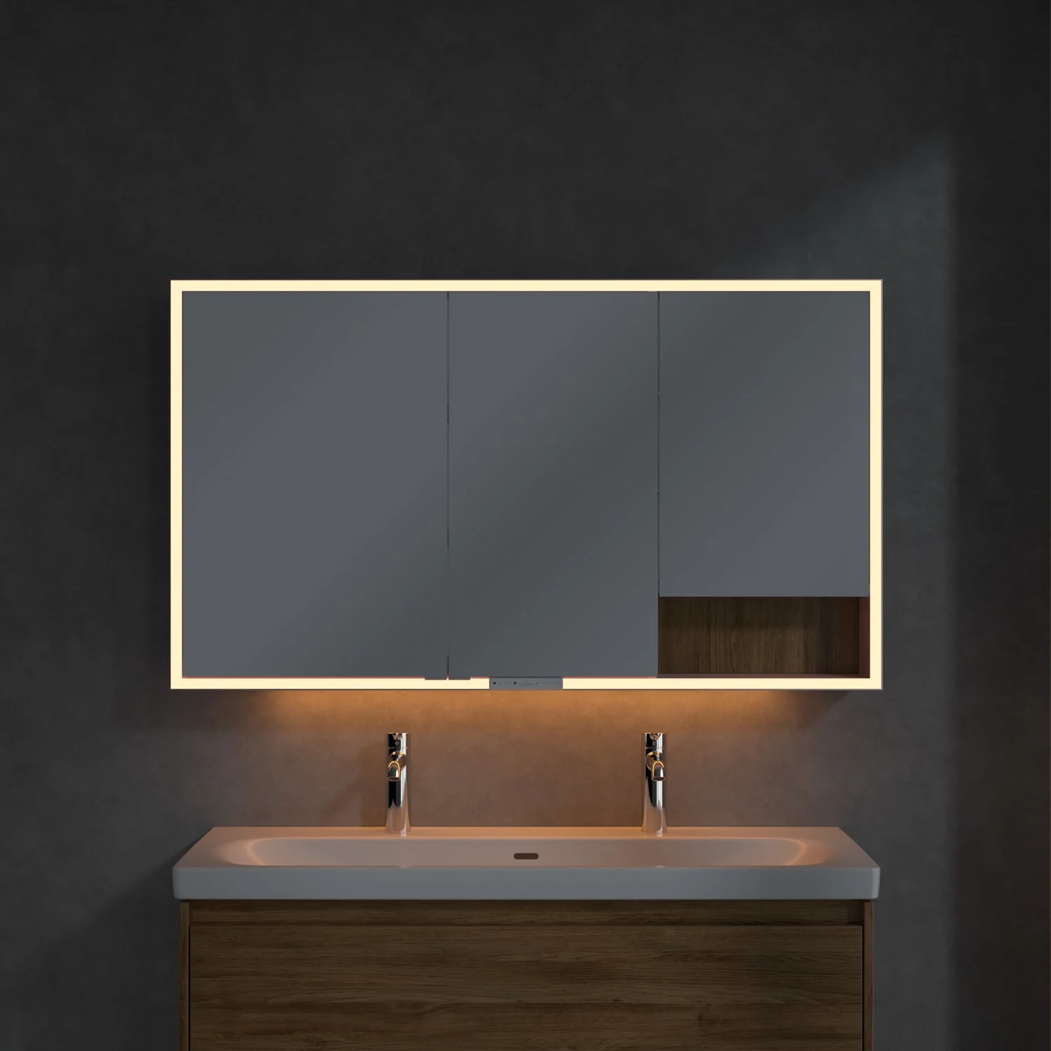 Villeroy & Boch My View+ Aufputz-Spiegelschrank 130 x 75 cm Bild 7