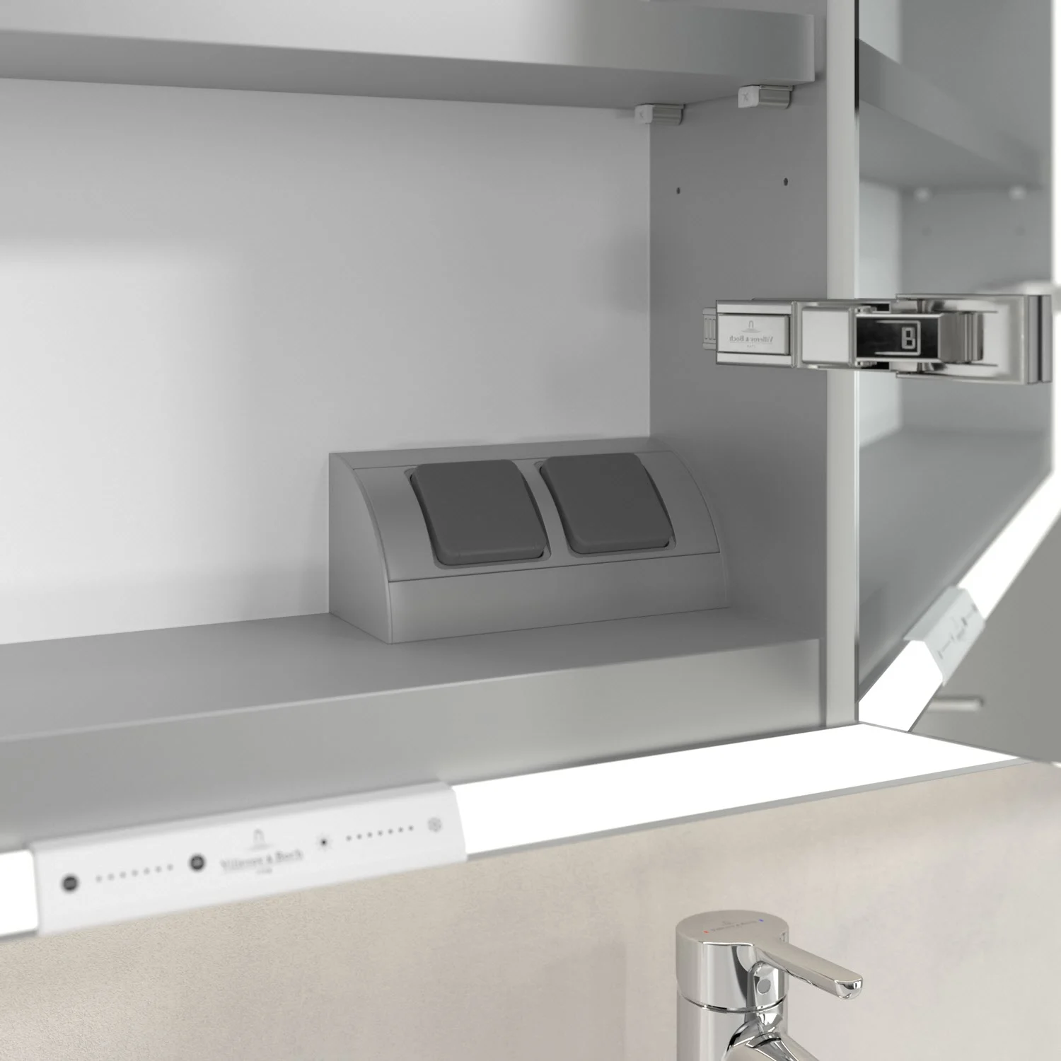 Villeroy & Boch My View+ Aufputz-Spiegelschrank 130 x 75 cm Bild 11