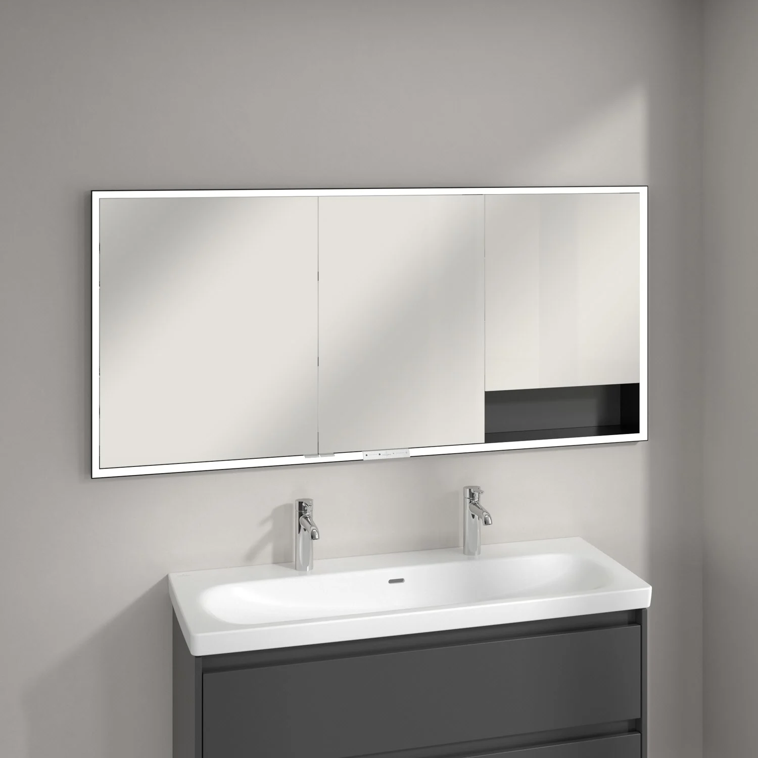 Villeroy & Boch My View+ Szafka łazienkowa z lustrem do zabudowy 160 x 75 cm