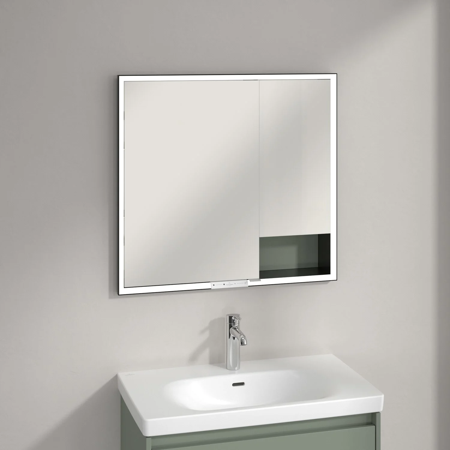 Villeroy & Boch My View+ Einbau-Spiegelschrank 80 x 75 cm