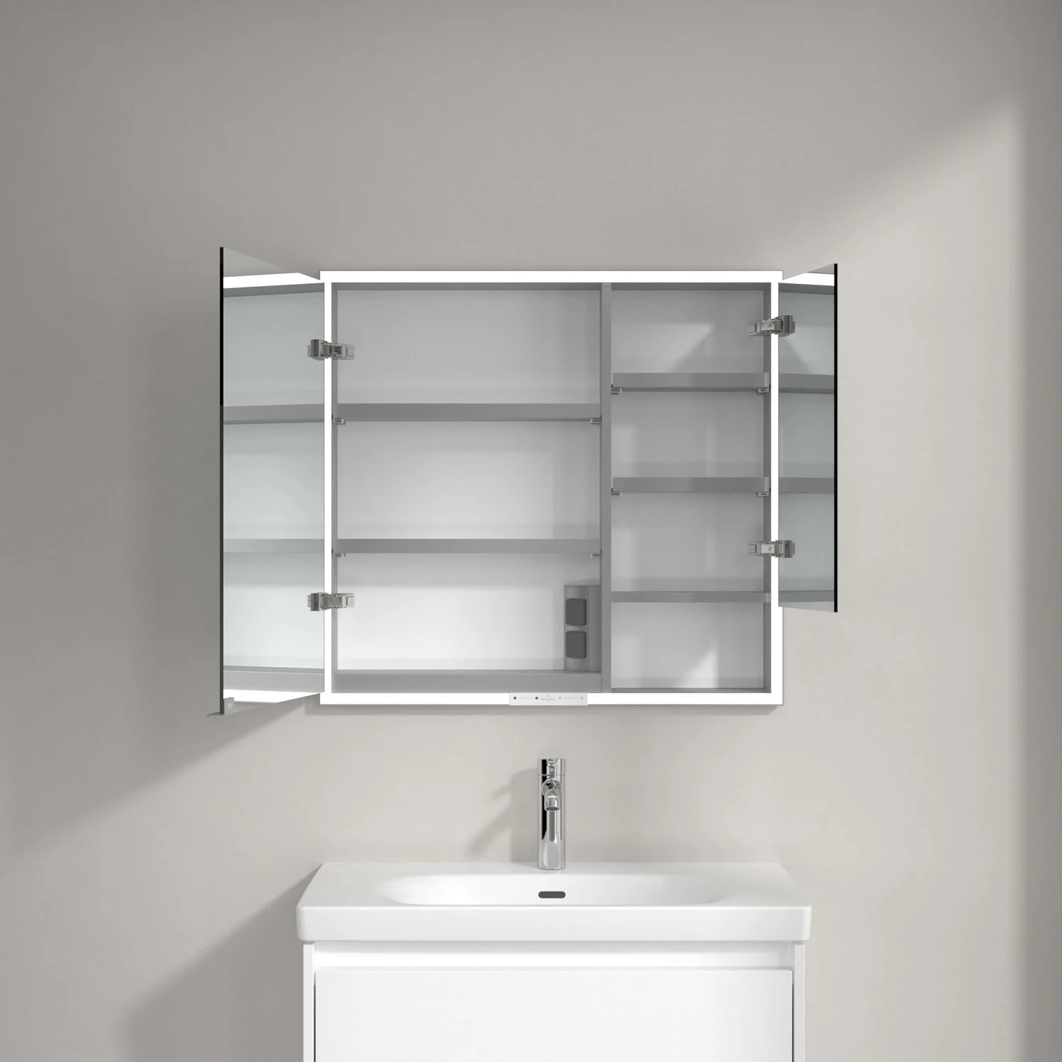 Villeroy & Boch My View+ Einbau-Spiegelschrank 80 x 75 cm Bild 3